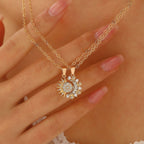 Magnetic Sun & Moon Couple Necklace (2pcs Set)