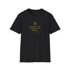 Taurus T-shirt – Gold Astrology Quote Tee | Vié Chérie