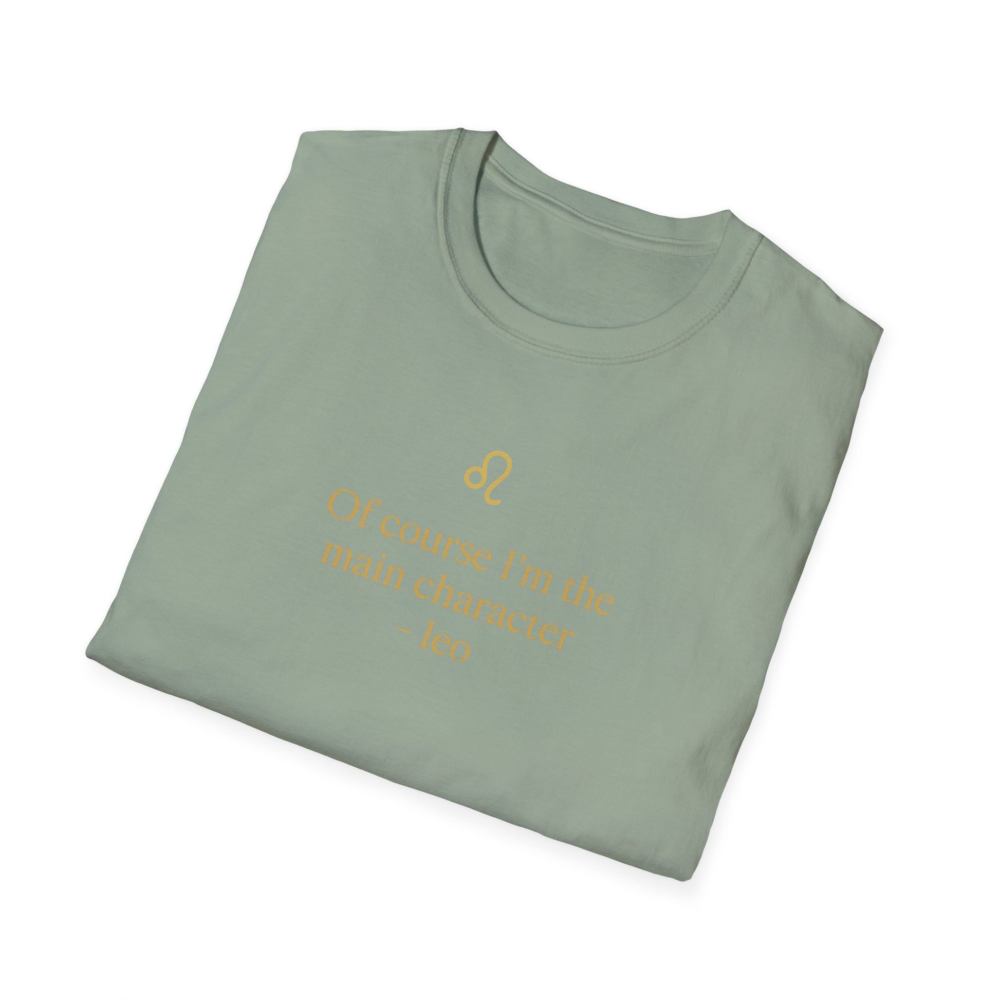 Leo T-shirt – Gold Astrology Quote Tee | Vié Chérie