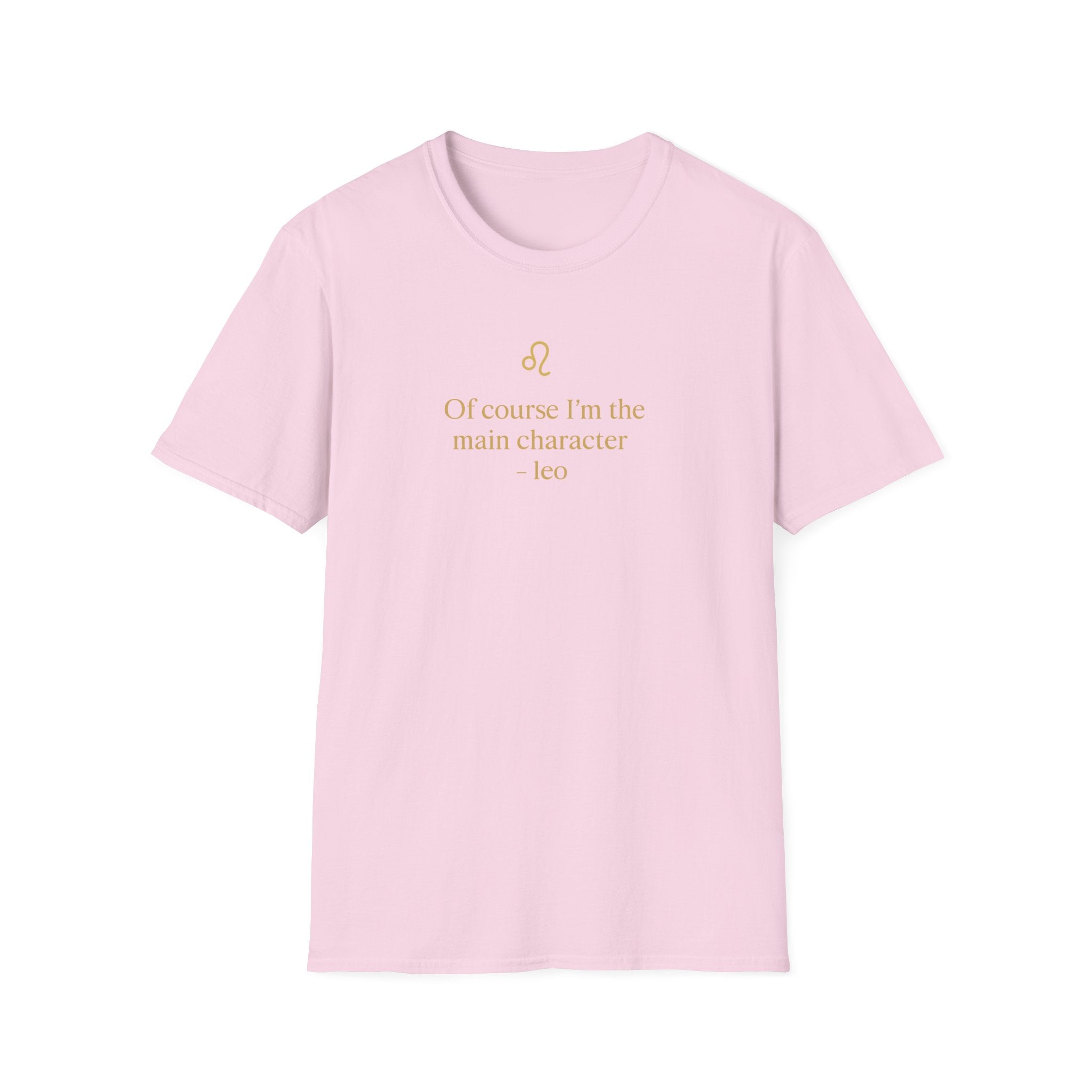 Leo T-shirt – Gold Astrology Quote Tee | Vié Chérie