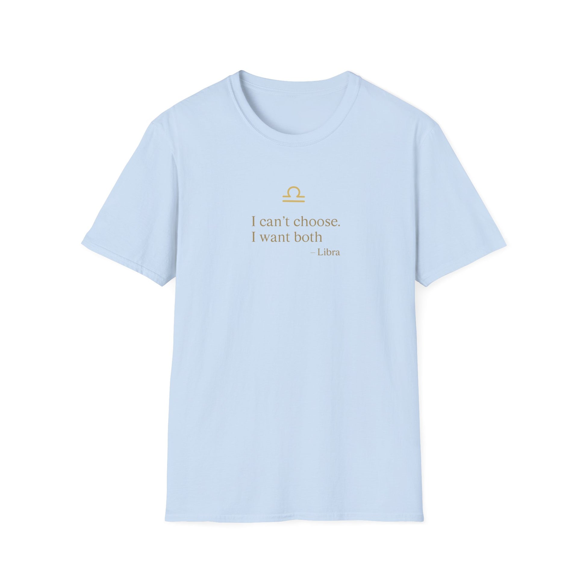 Libra T-shirt – Gold Astrology Quote Tee | Vié Chérie