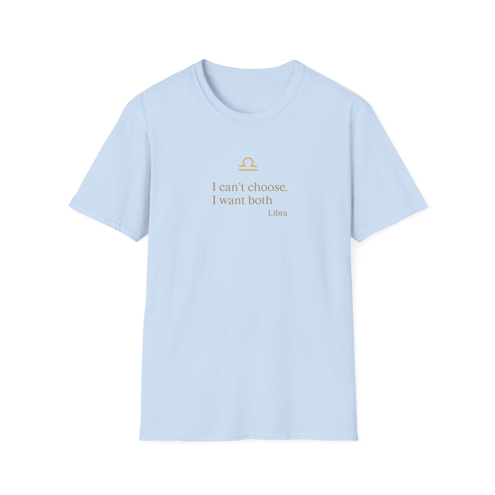 Libra T-shirt – Gold Astrology Quote Tee | Vié Chérie