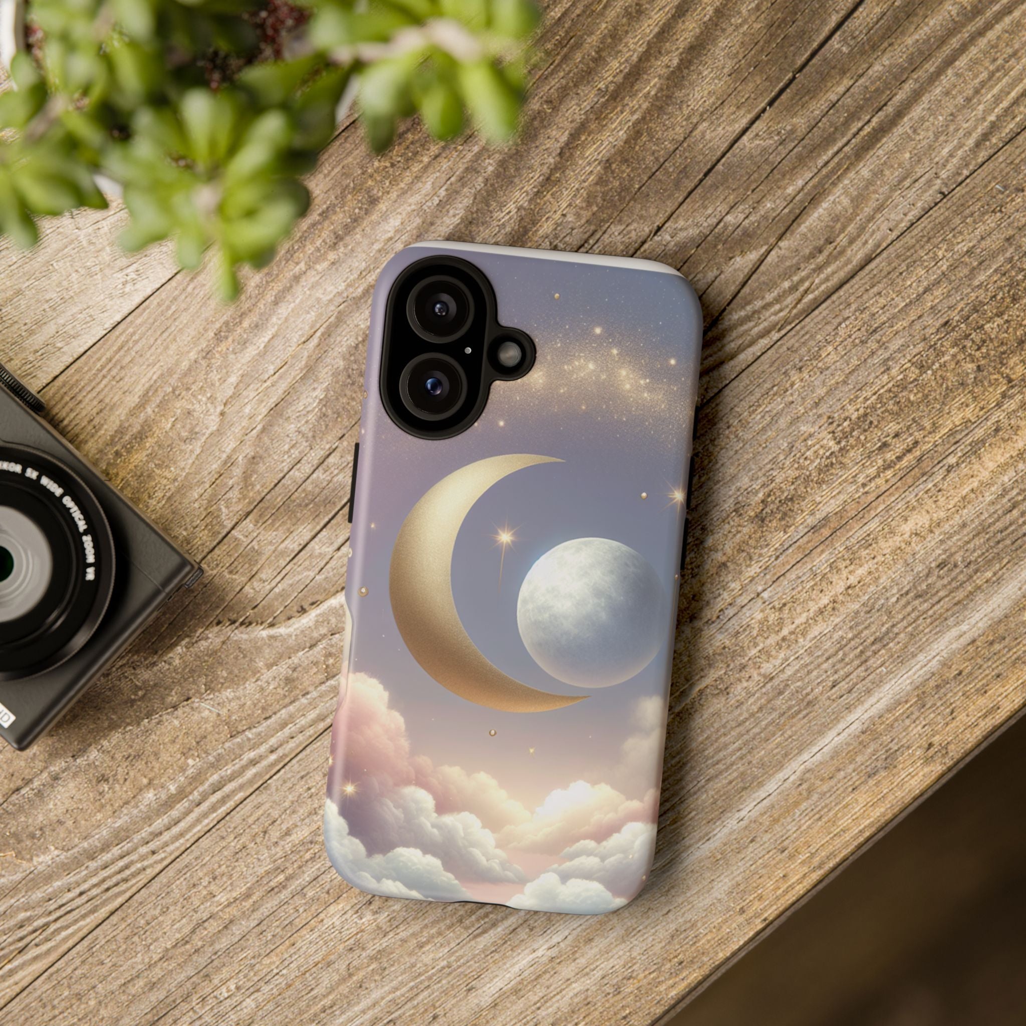 Stardust Serenity – Dreamy Moon & Cloud Case