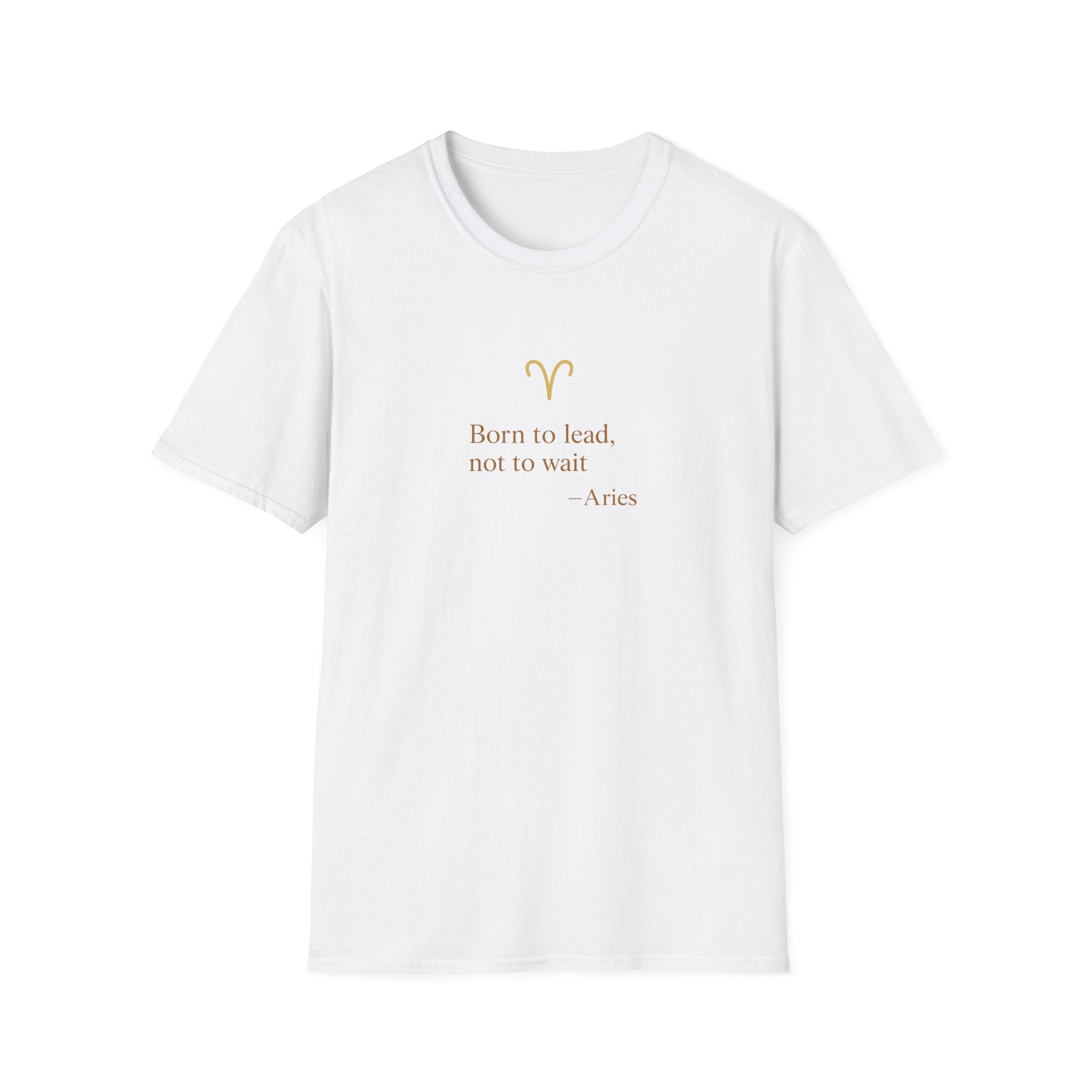 Aries T-shirt – Gold Astrology Quote Tee | Vié Chérie