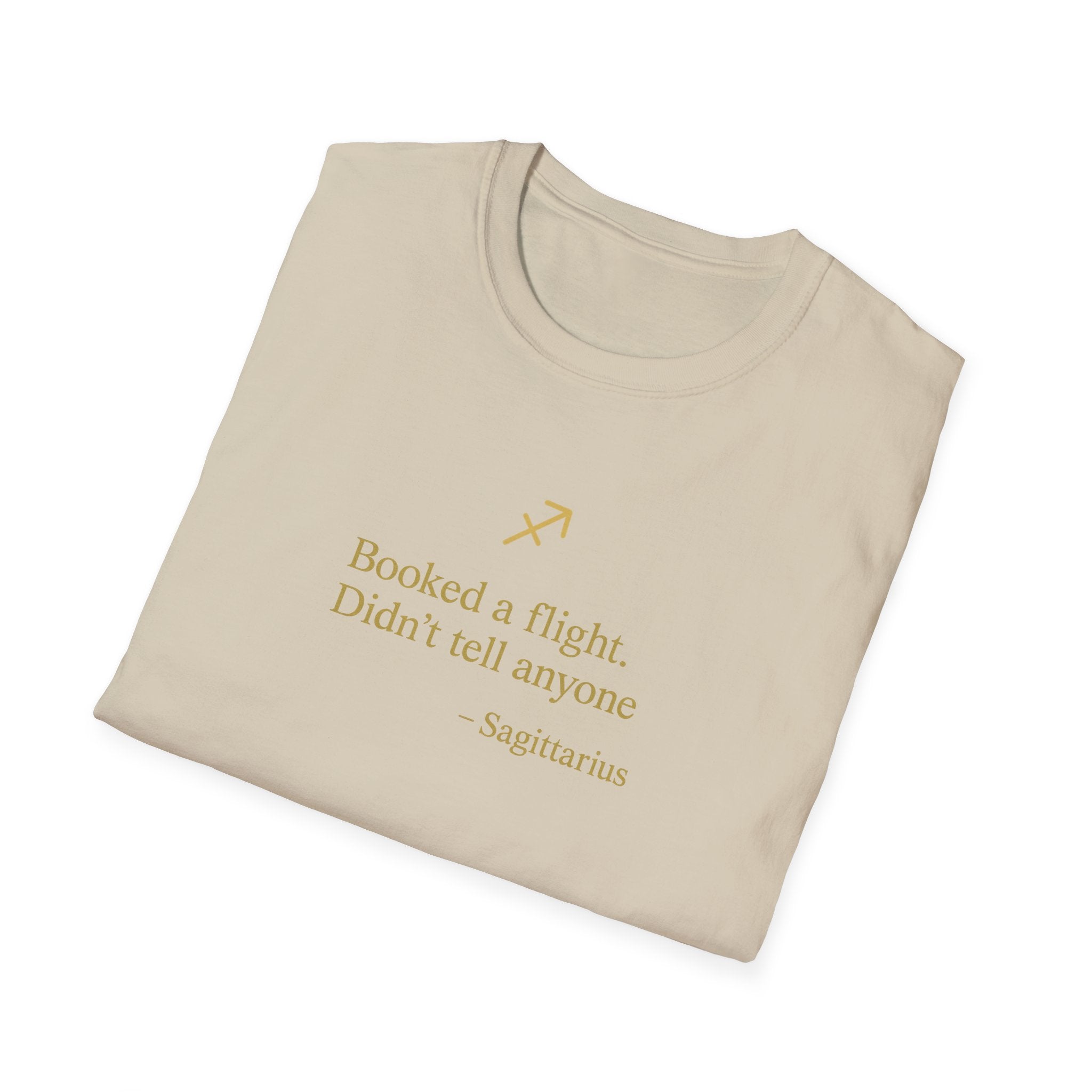 Sagittarius T-shirt – Gold Astrology Quote Tee | Vié Chérie