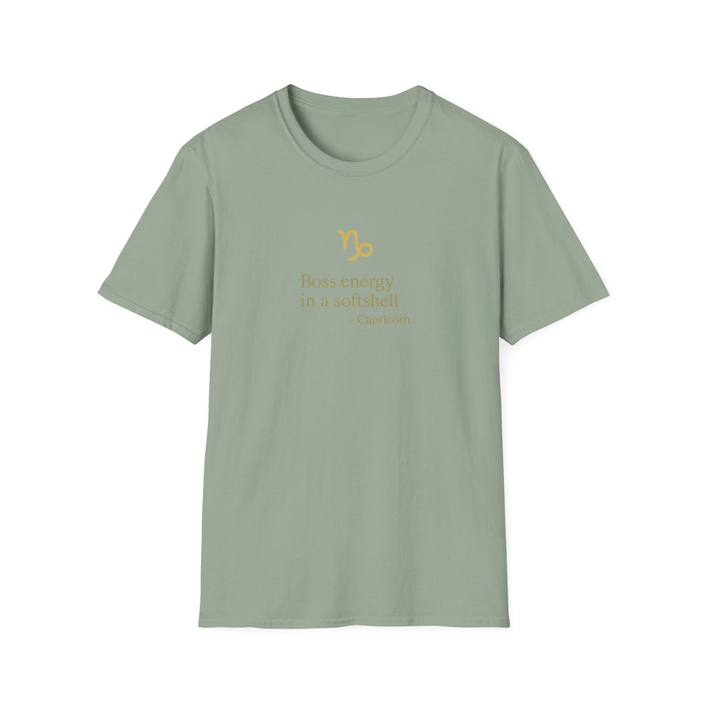 Copy of Copy of Capricorn T-shirt – Gold Astrology Quote Tee | Vié Chérie