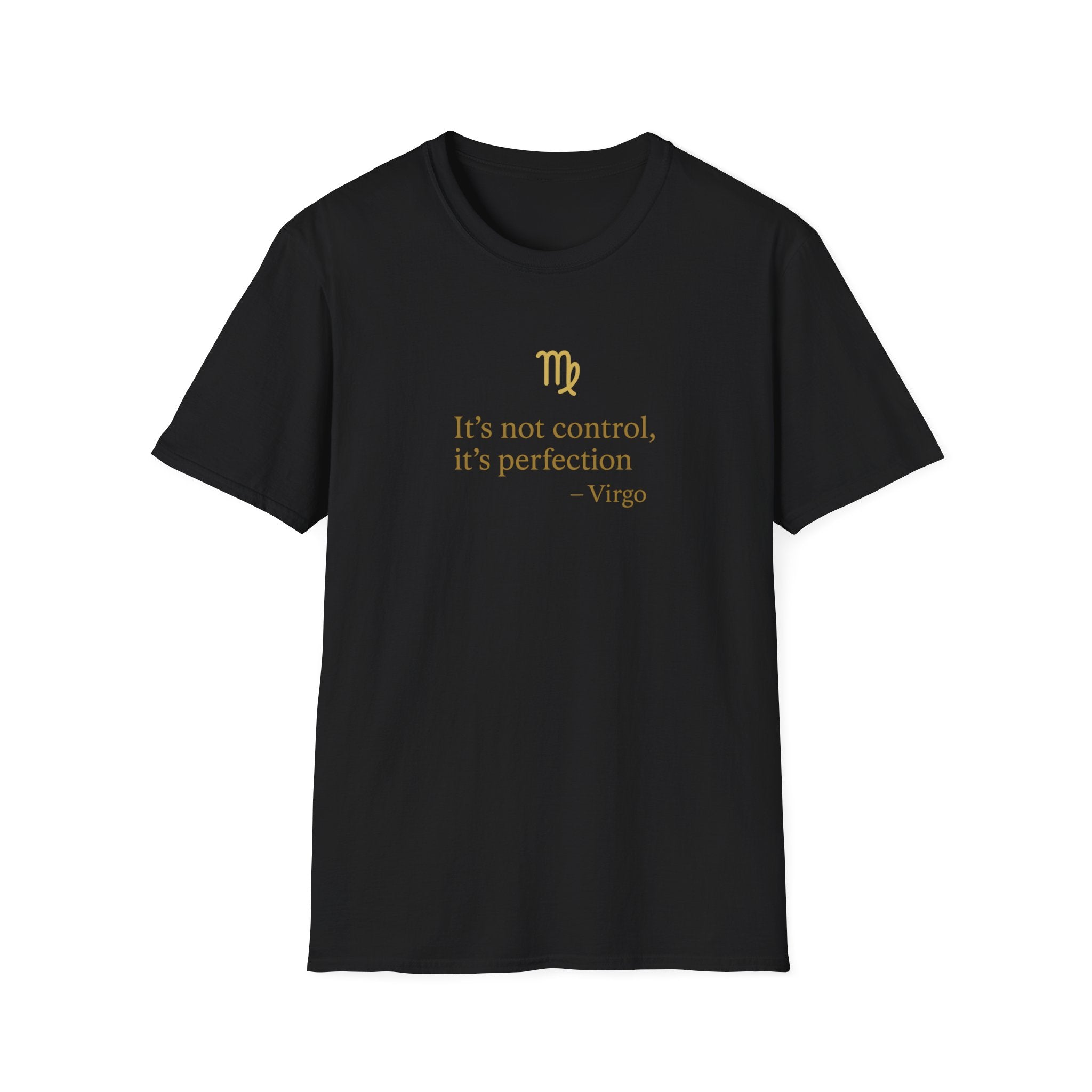 Virgo T-shirt – Gold Astrology Quote Tee | Vié Chérie