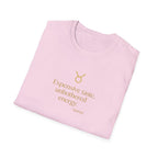 Taurus T-shirt – Gold Astrology Quote Tee | Vié Chérie