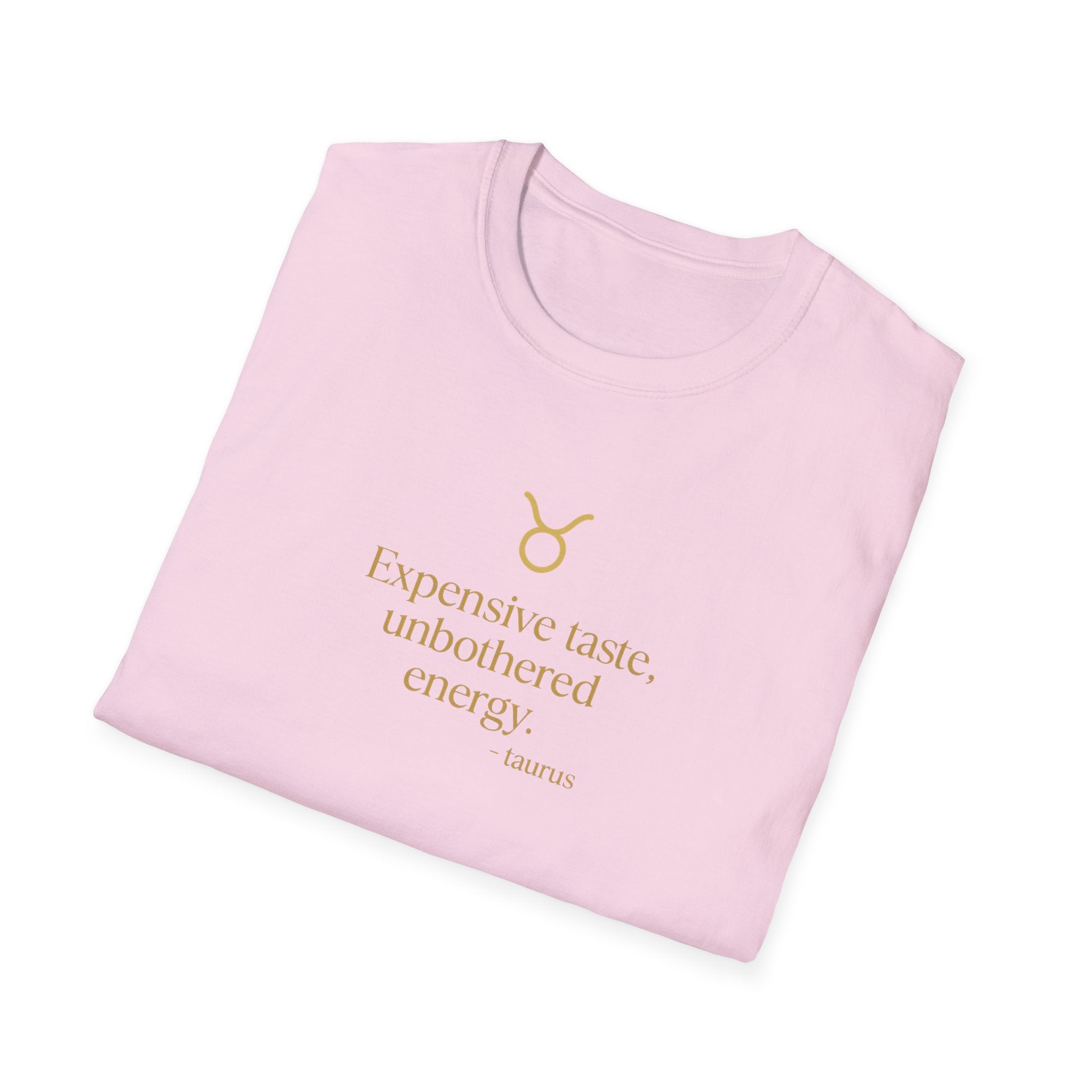 Taurus T-shirt – Gold Astrology Quote Tee | Vié Chérie