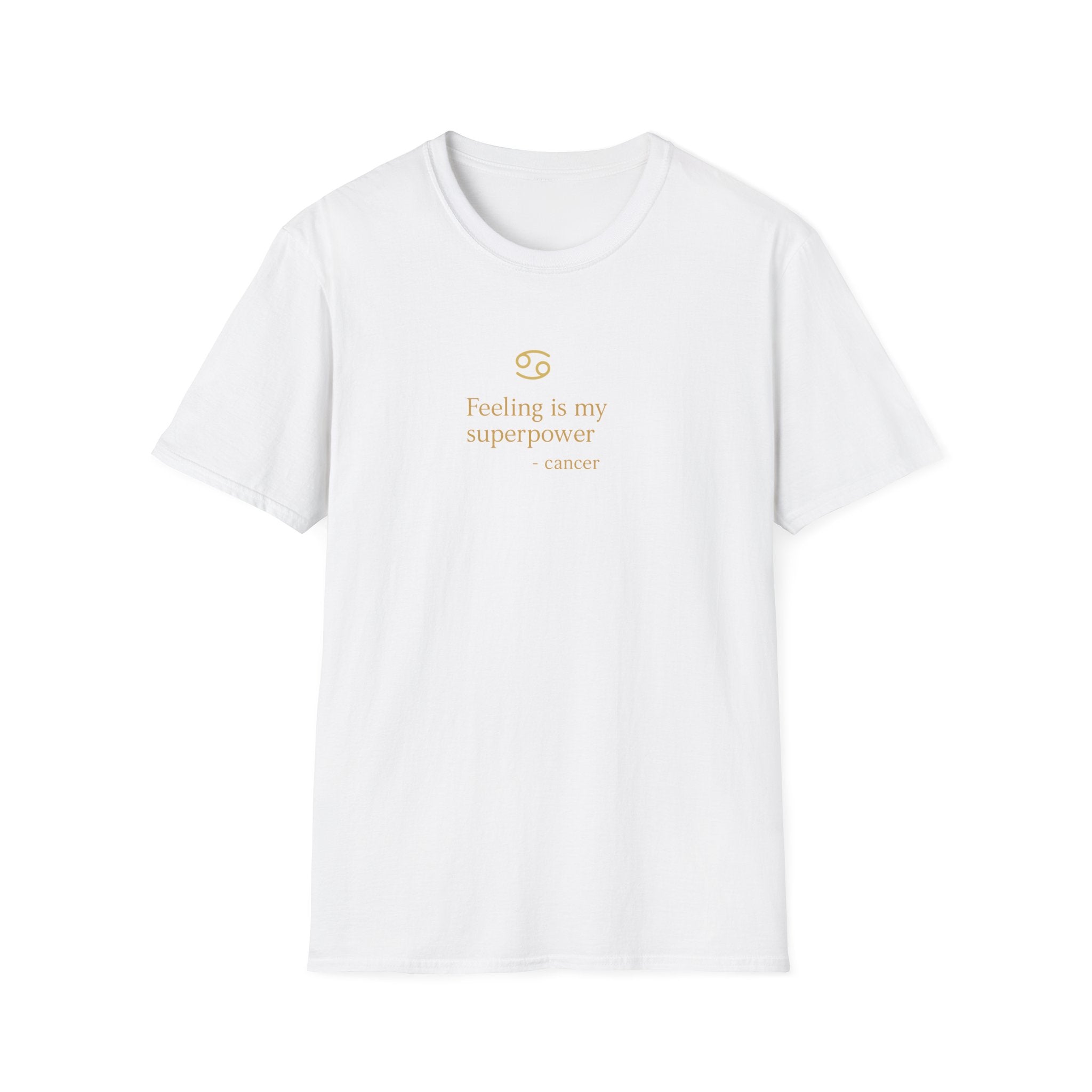 Cancer T-shirt – Gold Astrology Quote Tee | Vié Chérie