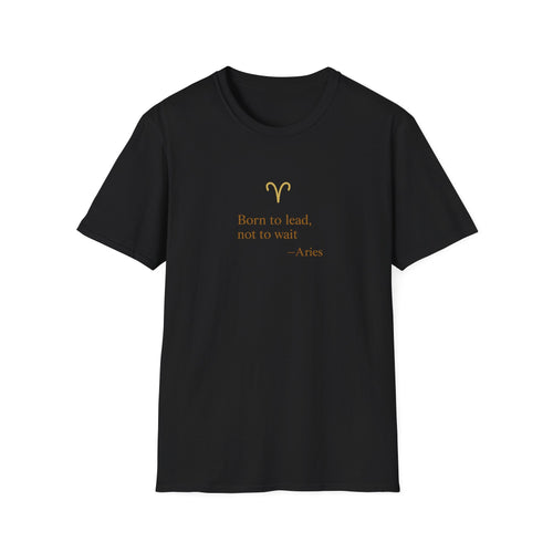Aries T-shirt – Gold Astrology Quote Tee | Vié Chérie