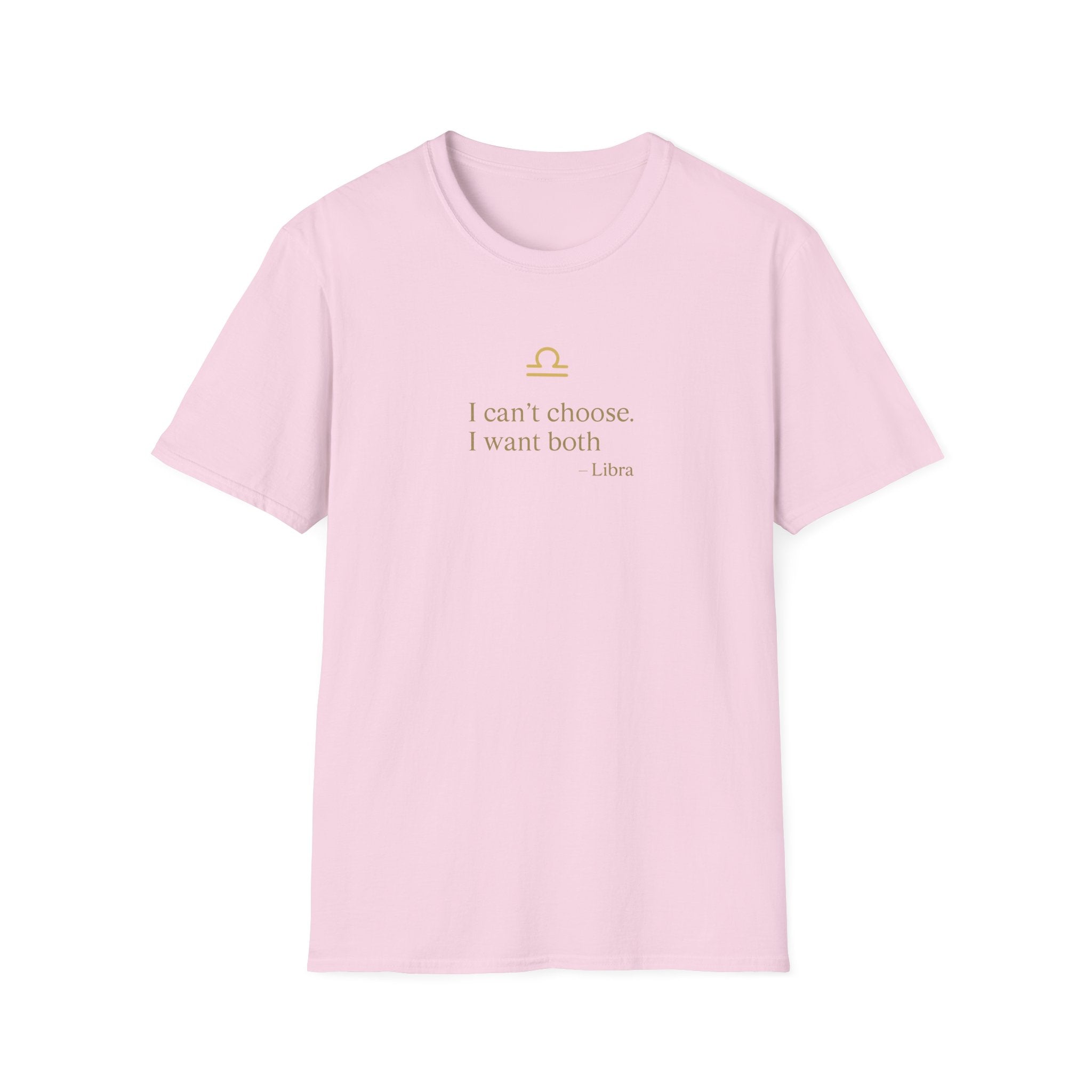 Libra T-shirt – Gold Astrology Quote Tee | Vié Chérie