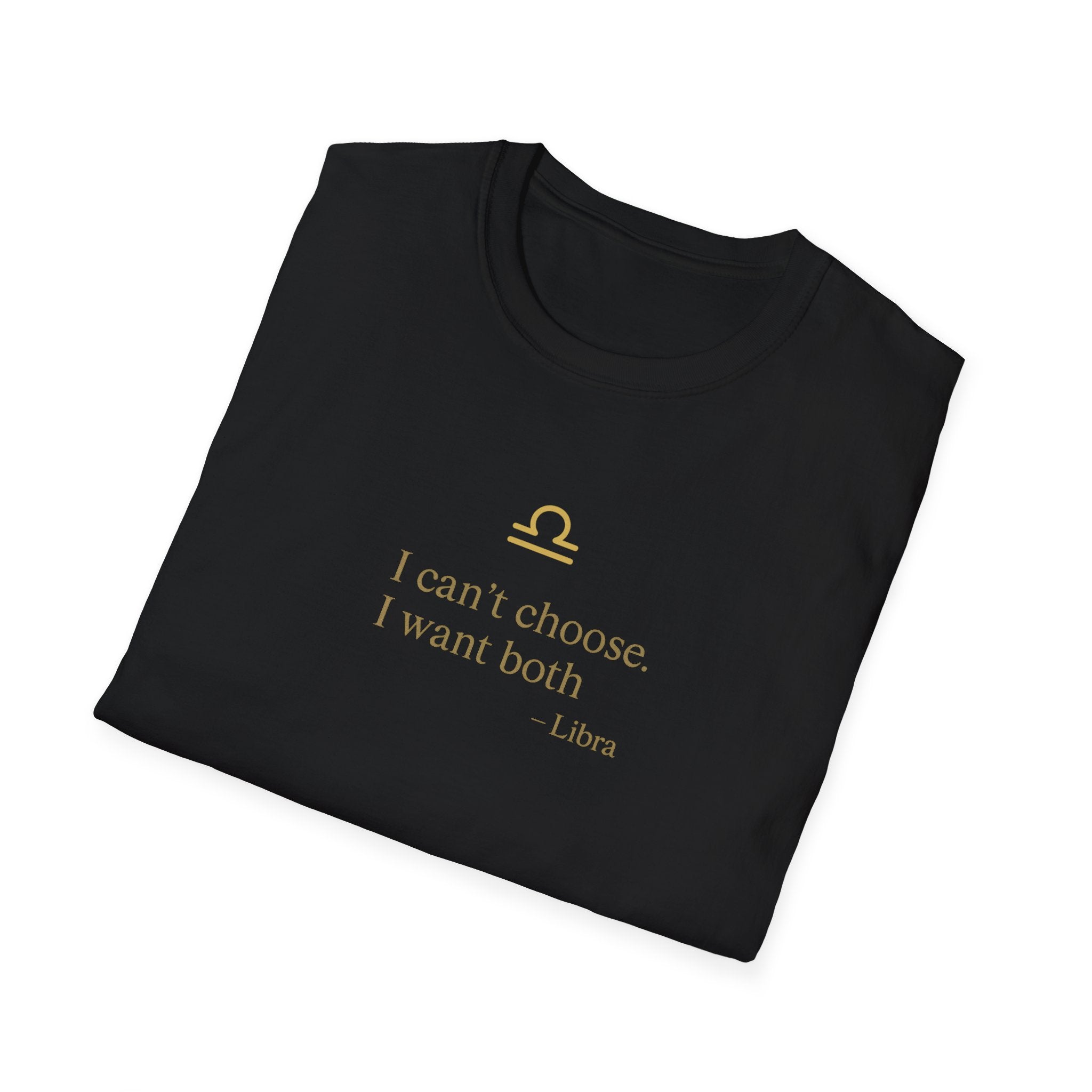 Libra T-shirt – Gold Astrology Quote Tee | Vié Chérie