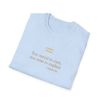 Aquarius T-shirt – Gold Astrology Quote Tee | Vié Chérie
