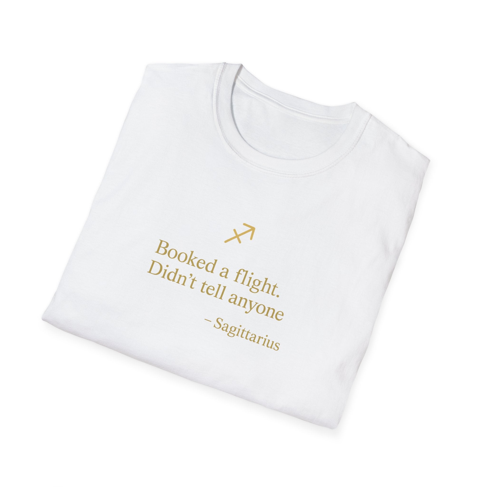 Sagittarius T-shirt – Gold Astrology Quote Tee | Vié Chérie