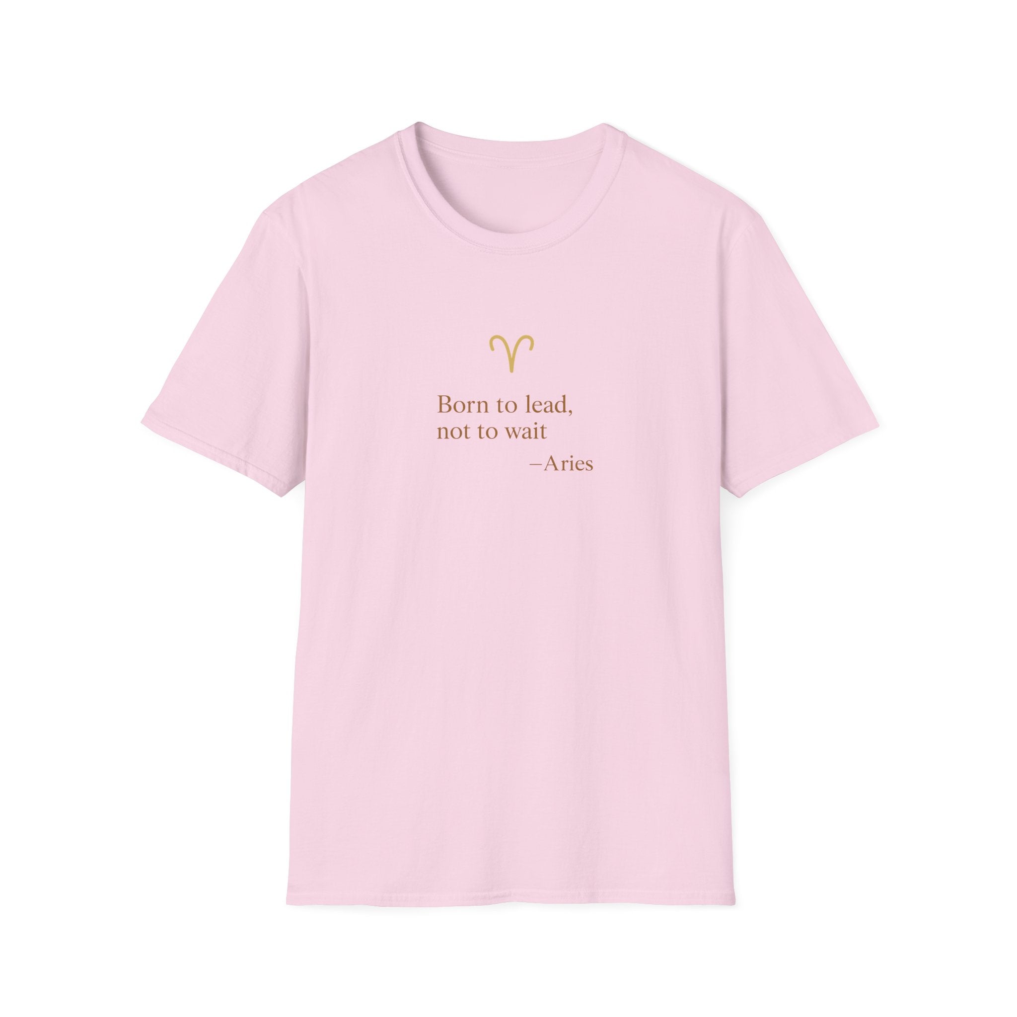 Aries T-shirt – Gold Astrology Quote Tee | Vié Chérie