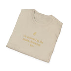 Leo T-shirt – Gold Astrology Quote Tee | Vié Chérie