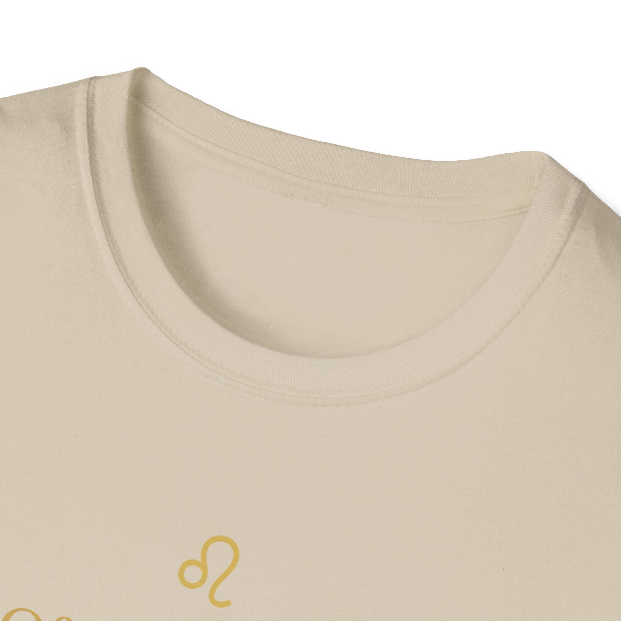 Leo T-shirt – Gold Astrology Quote Tee | Vié Chérie