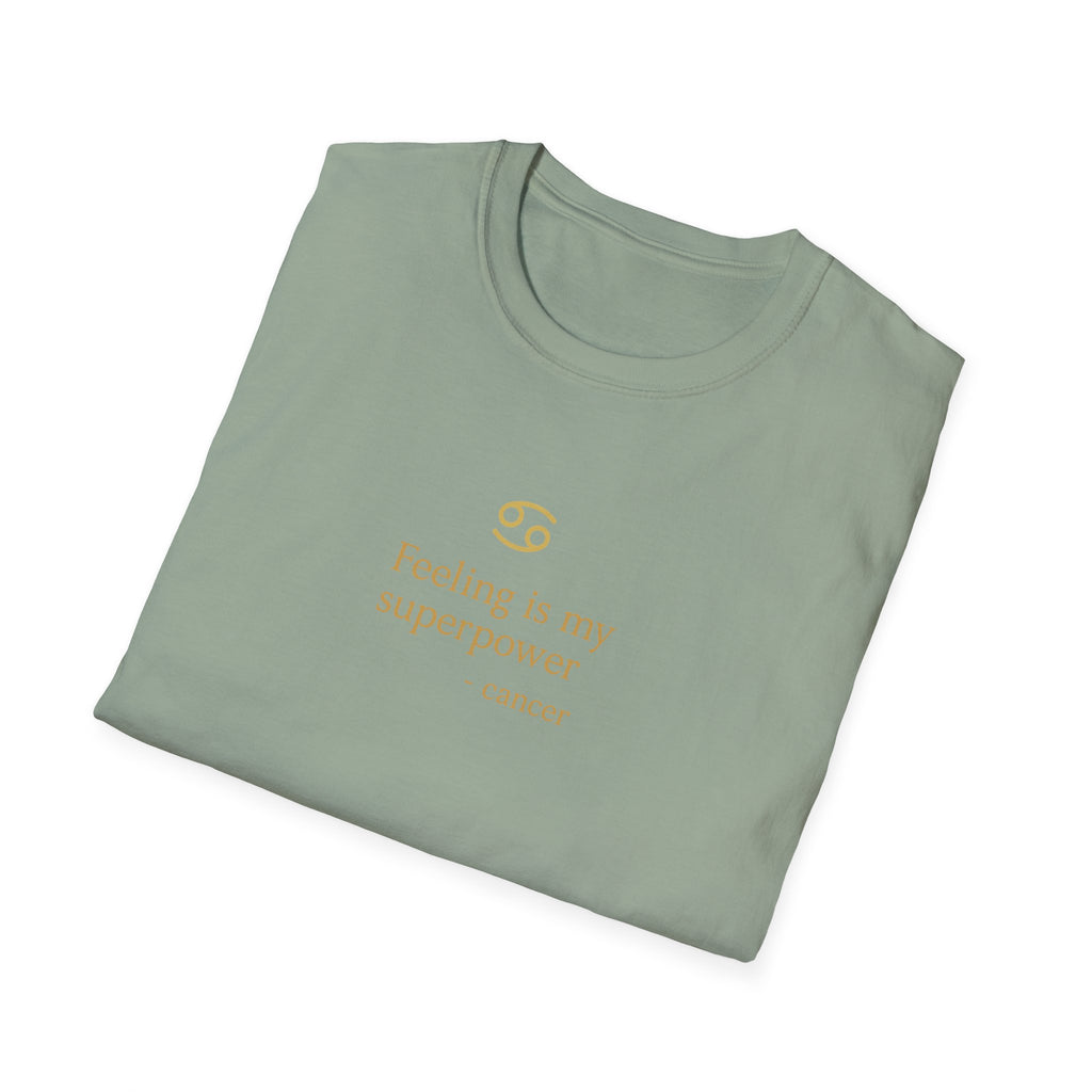 Cancer T-shirt – Gold Astrology Quote Tee | Vié Chérie