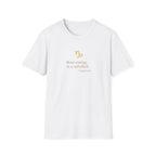 Copy of Copy of Capricorn T-shirt – Gold Astrology Quote Tee | Vié Chérie