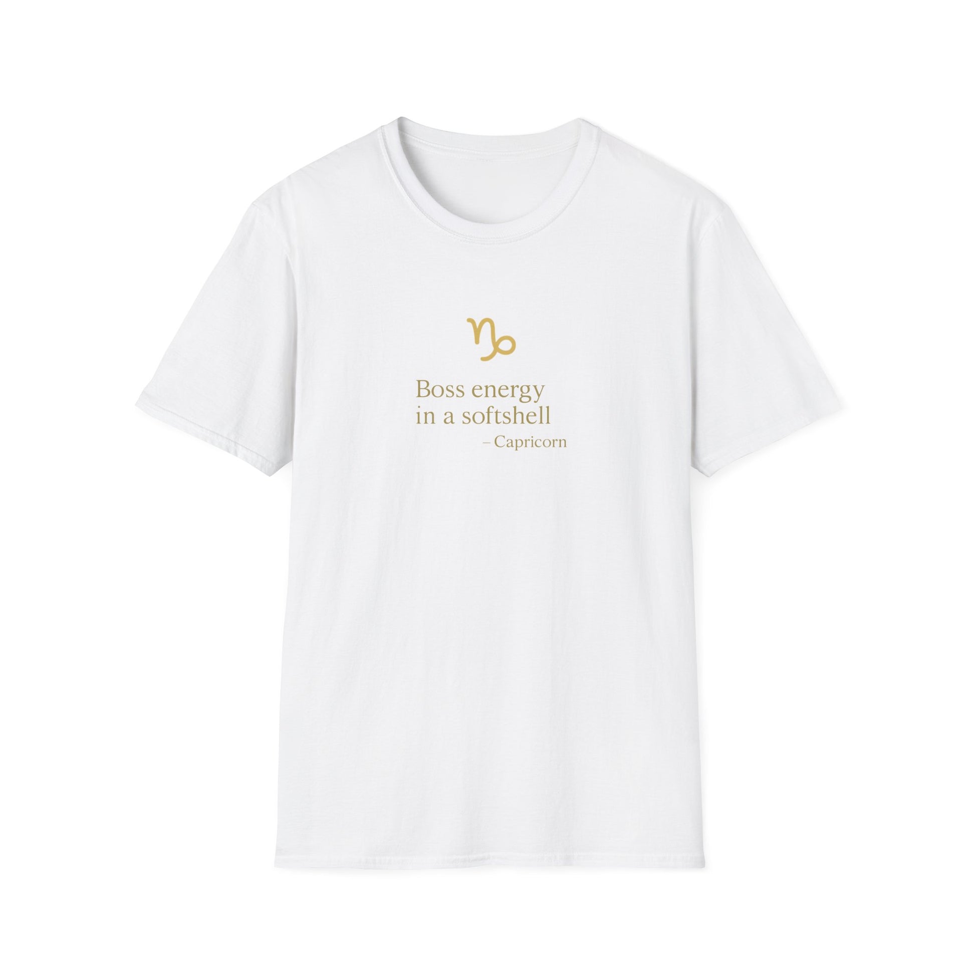 Copy of Copy of Capricorn T-shirt – Gold Astrology Quote Tee | Vié Chérie