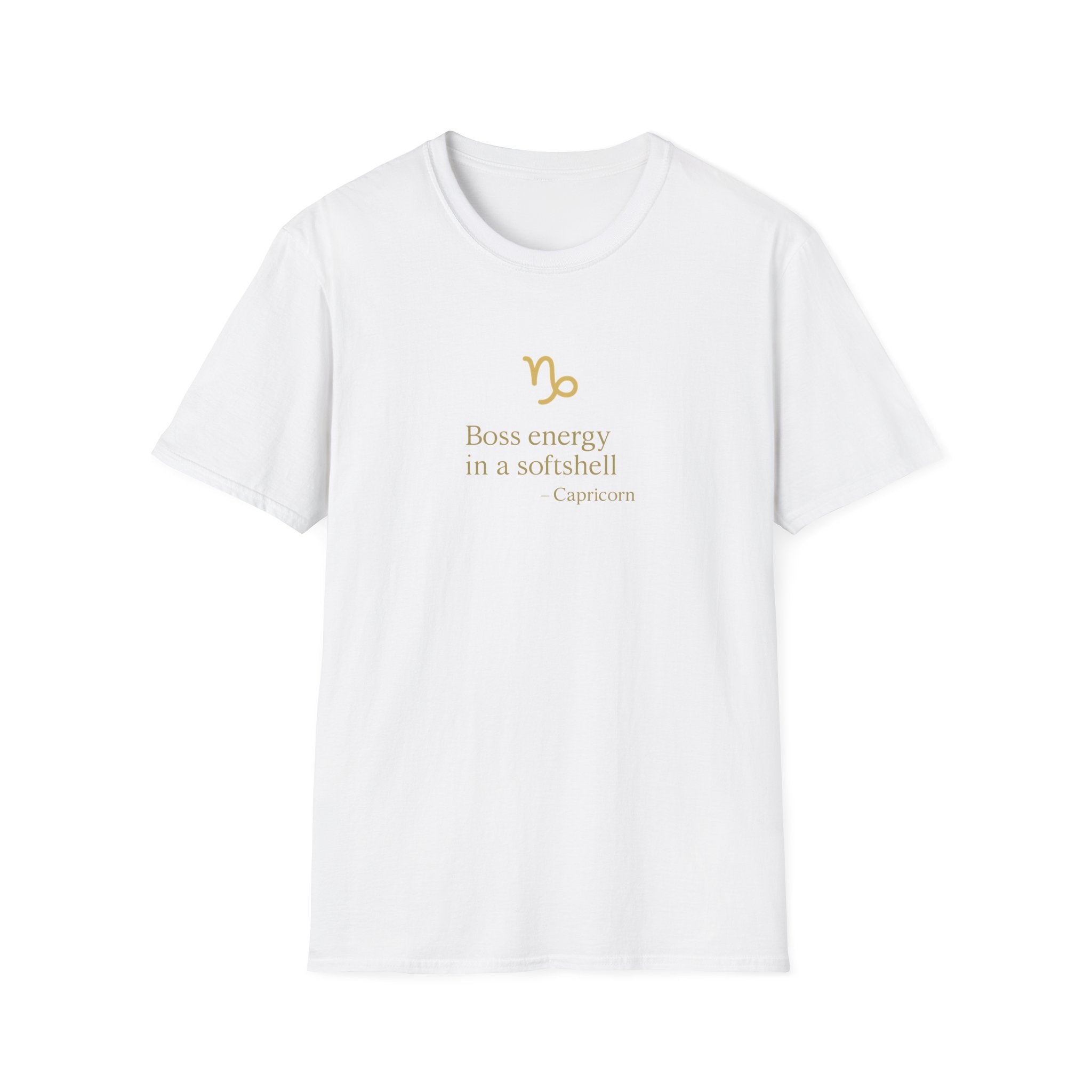 Copy of Copy of Capricorn T-shirt – Gold Astrology Quote Tee | Vié Chérie