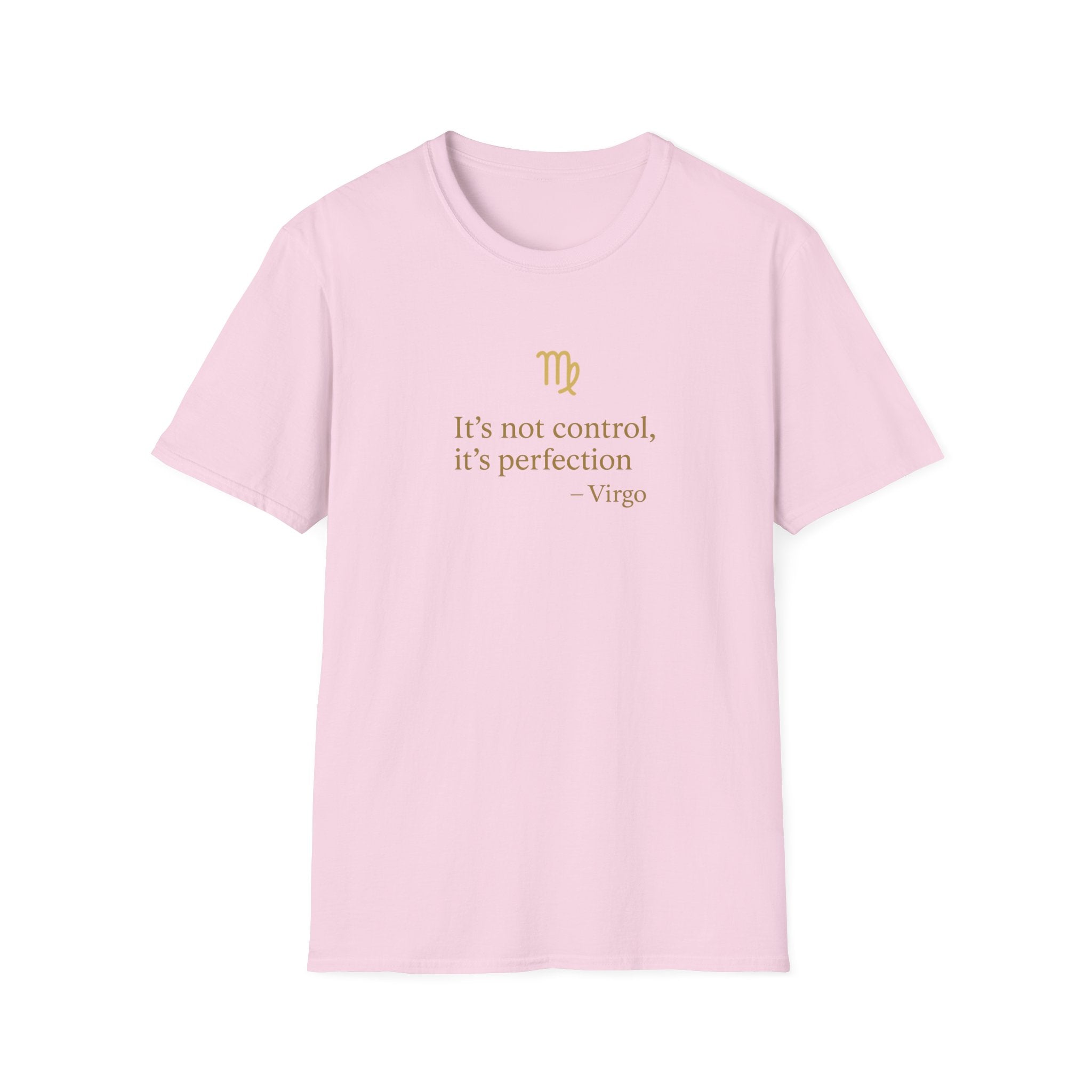 Virgo T-shirt – Gold Astrology Quote Tee | Vié Chérie