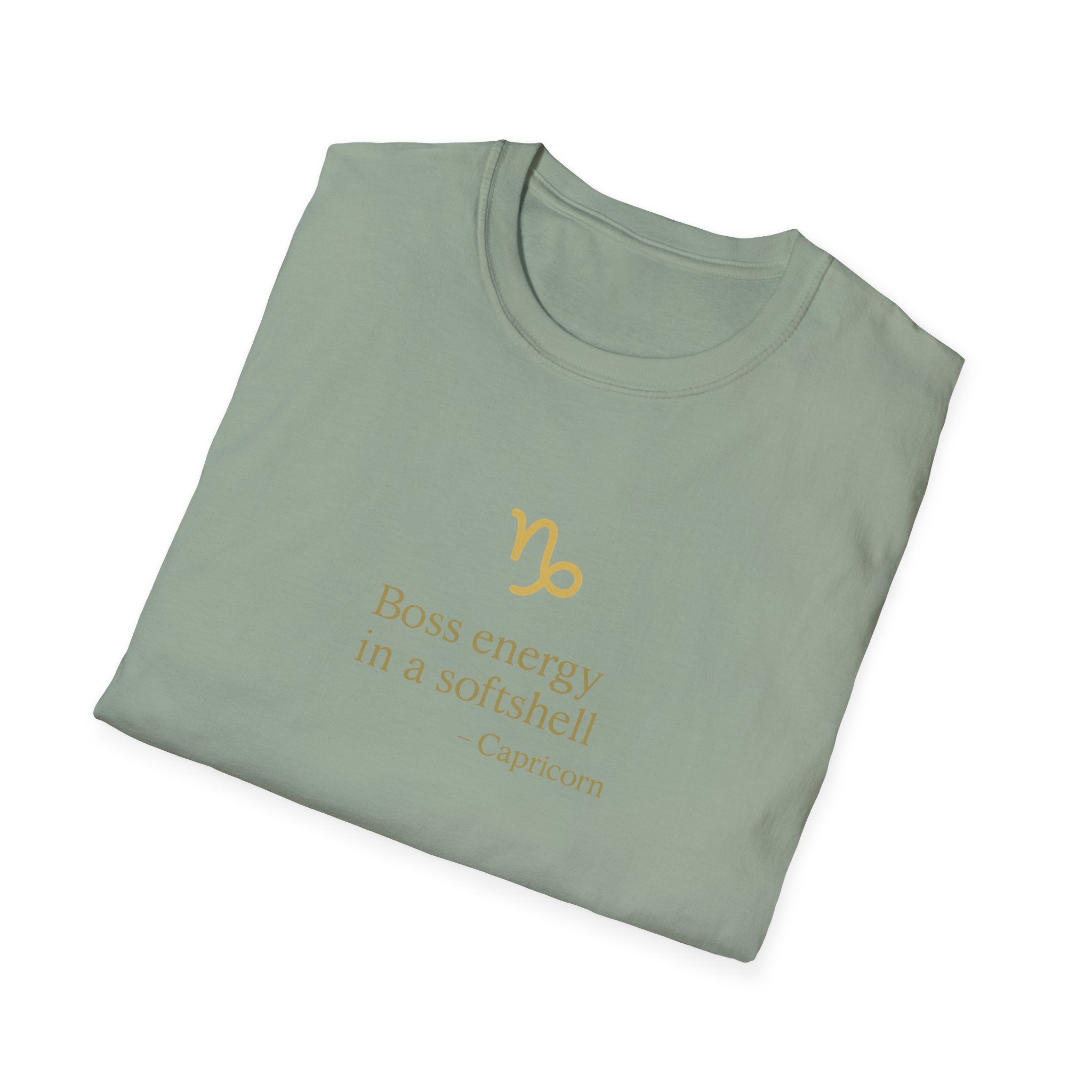 Capricorn T-shirt – Gold Astrology Quote Tee | Vié Chérie
