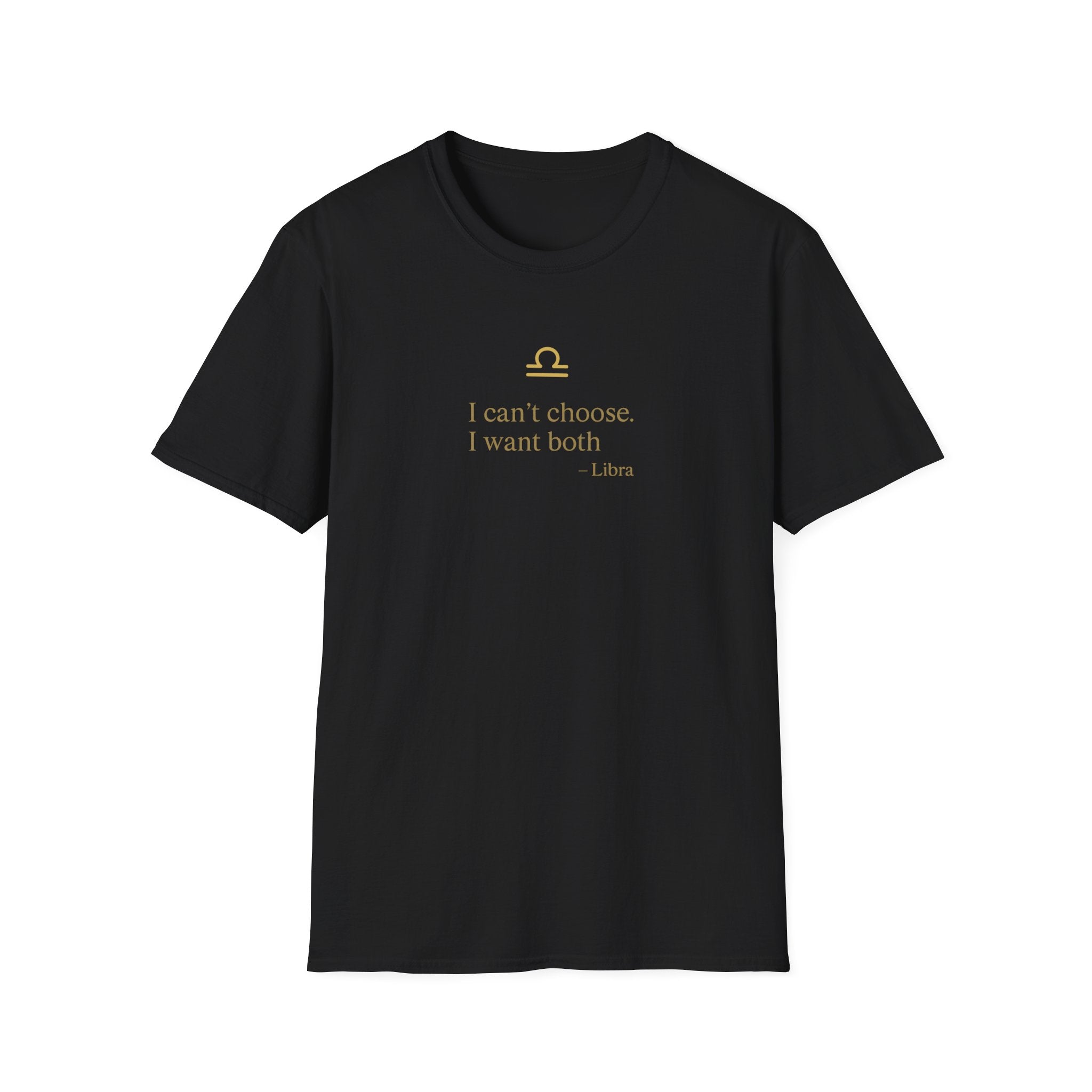 Libra T-shirt – Gold Astrology Quote Tee | Vié Chérie