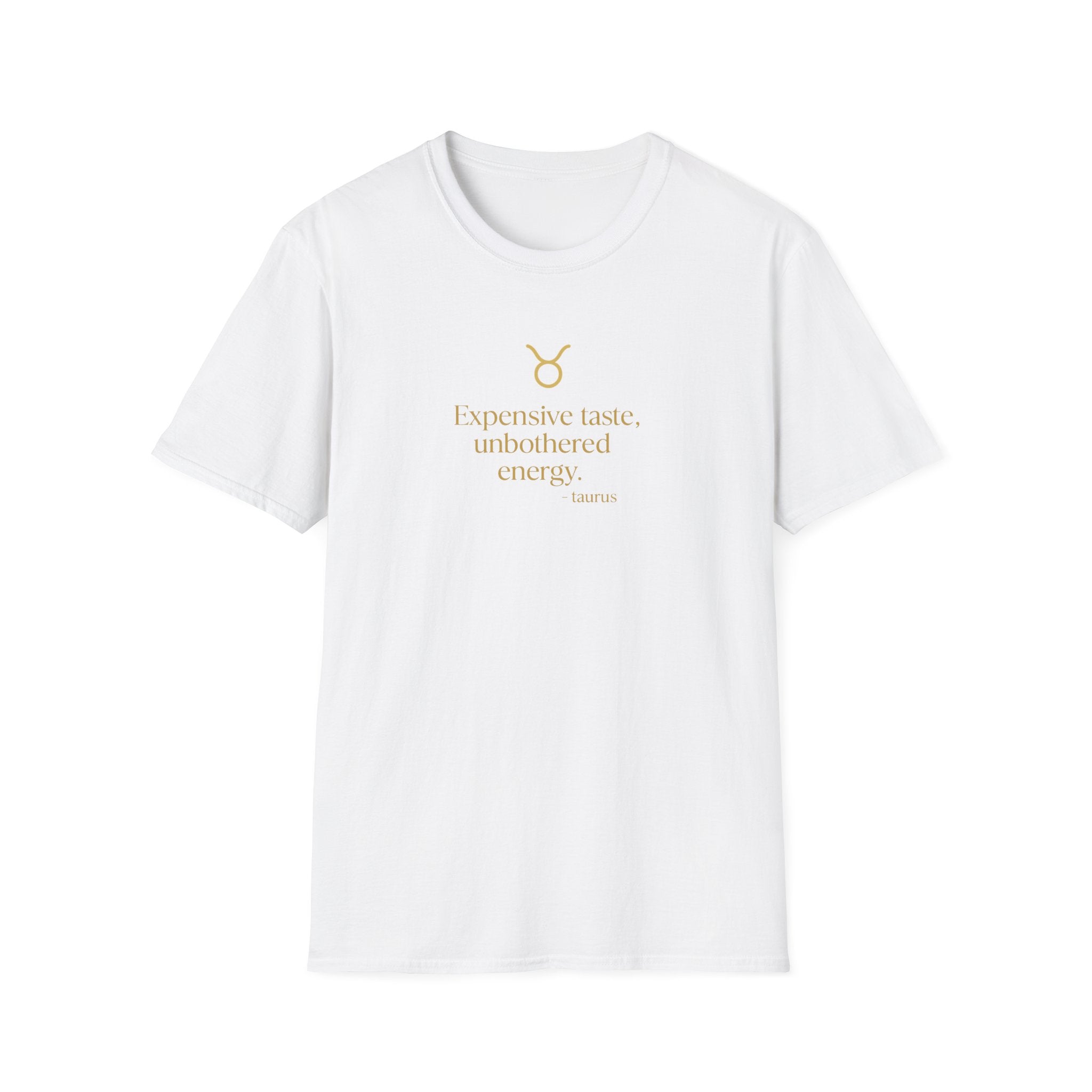 Taurus T-shirt – Gold Astrology Quote Tee | Vié Chérie