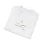 Libra T-shirt – Gold Astrology Quote Tee | Vié Chérie