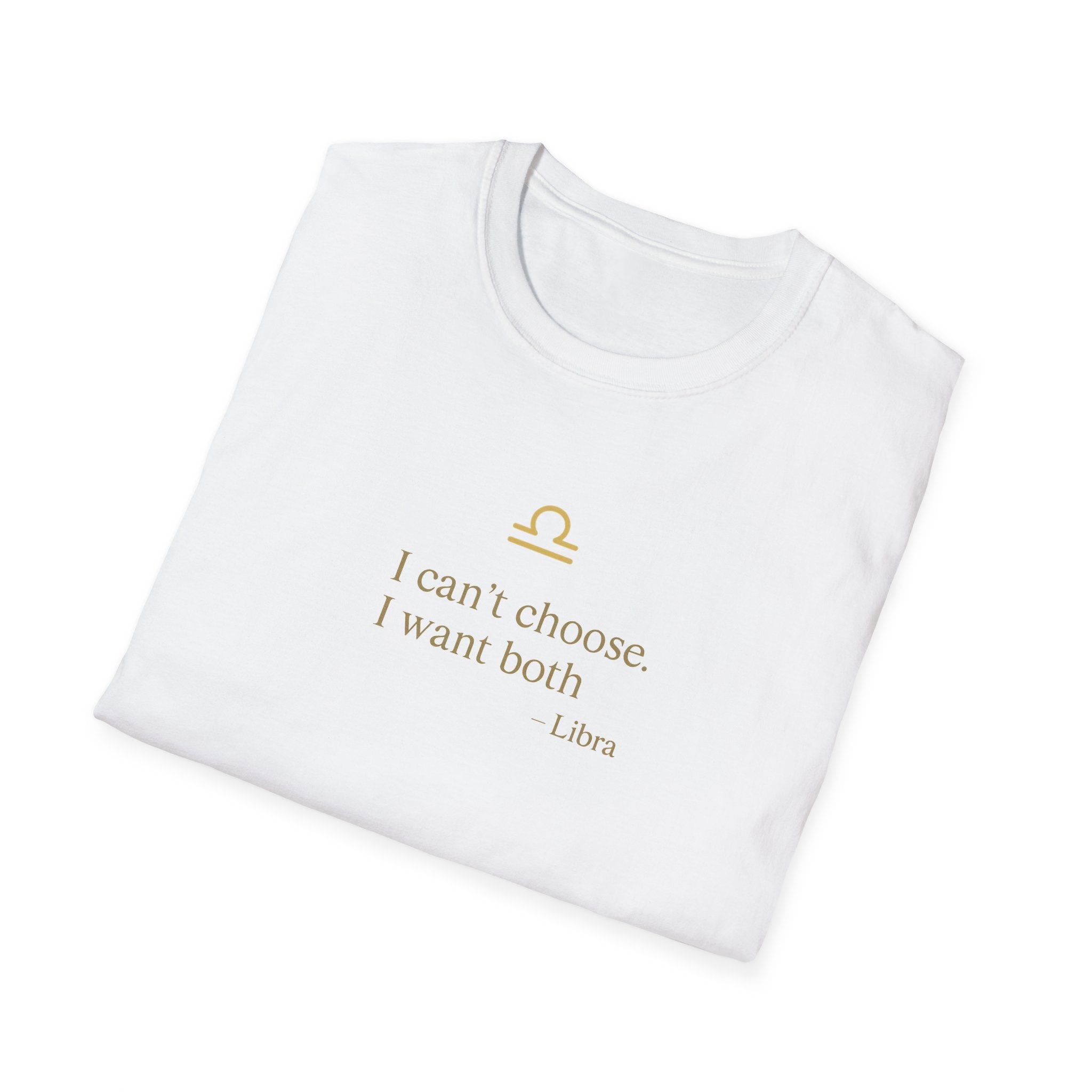 Libra T-shirt – Gold Astrology Quote Tee | Vié Chérie