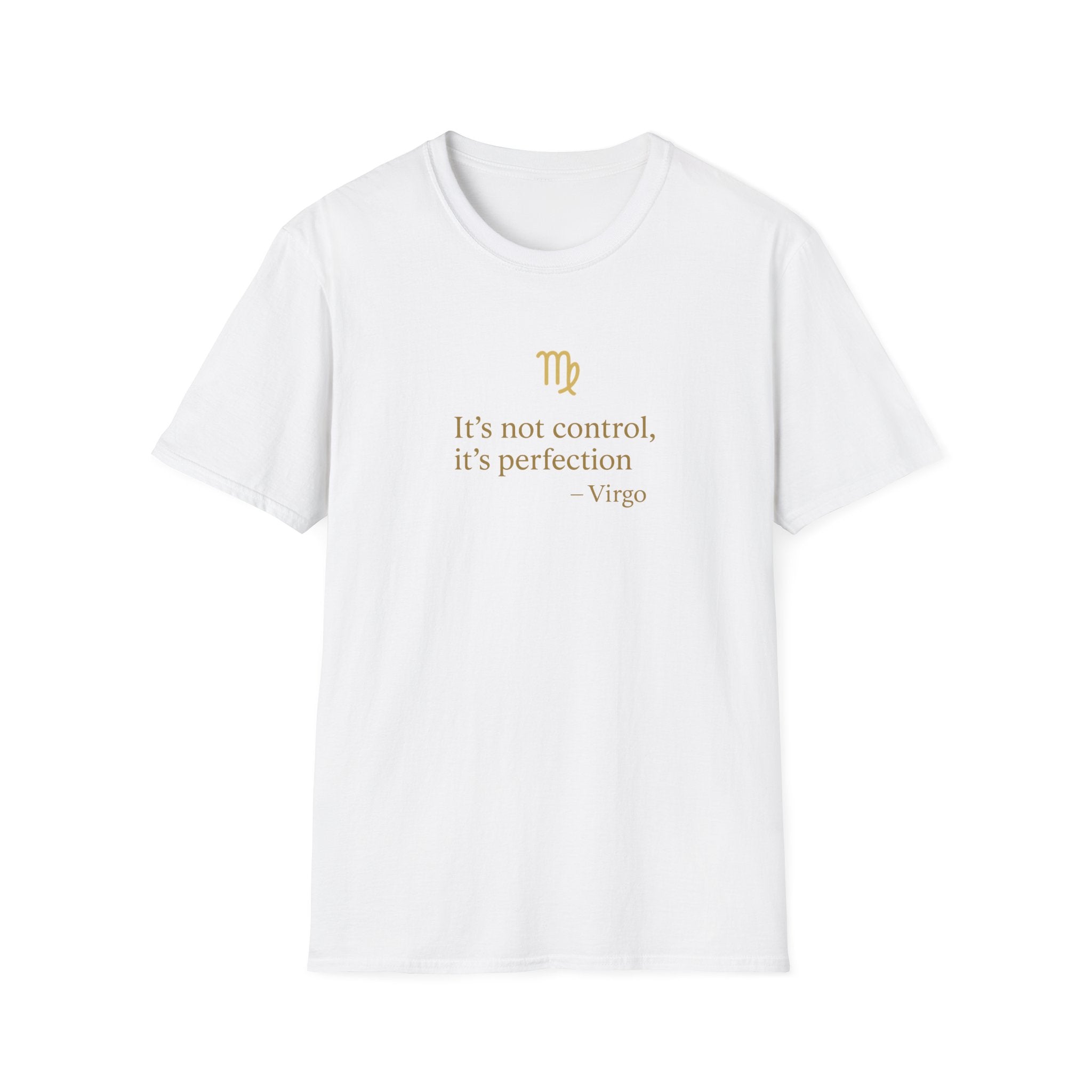 Virgo T-shirt – Gold Astrology Quote Tee | Vié Chérie
