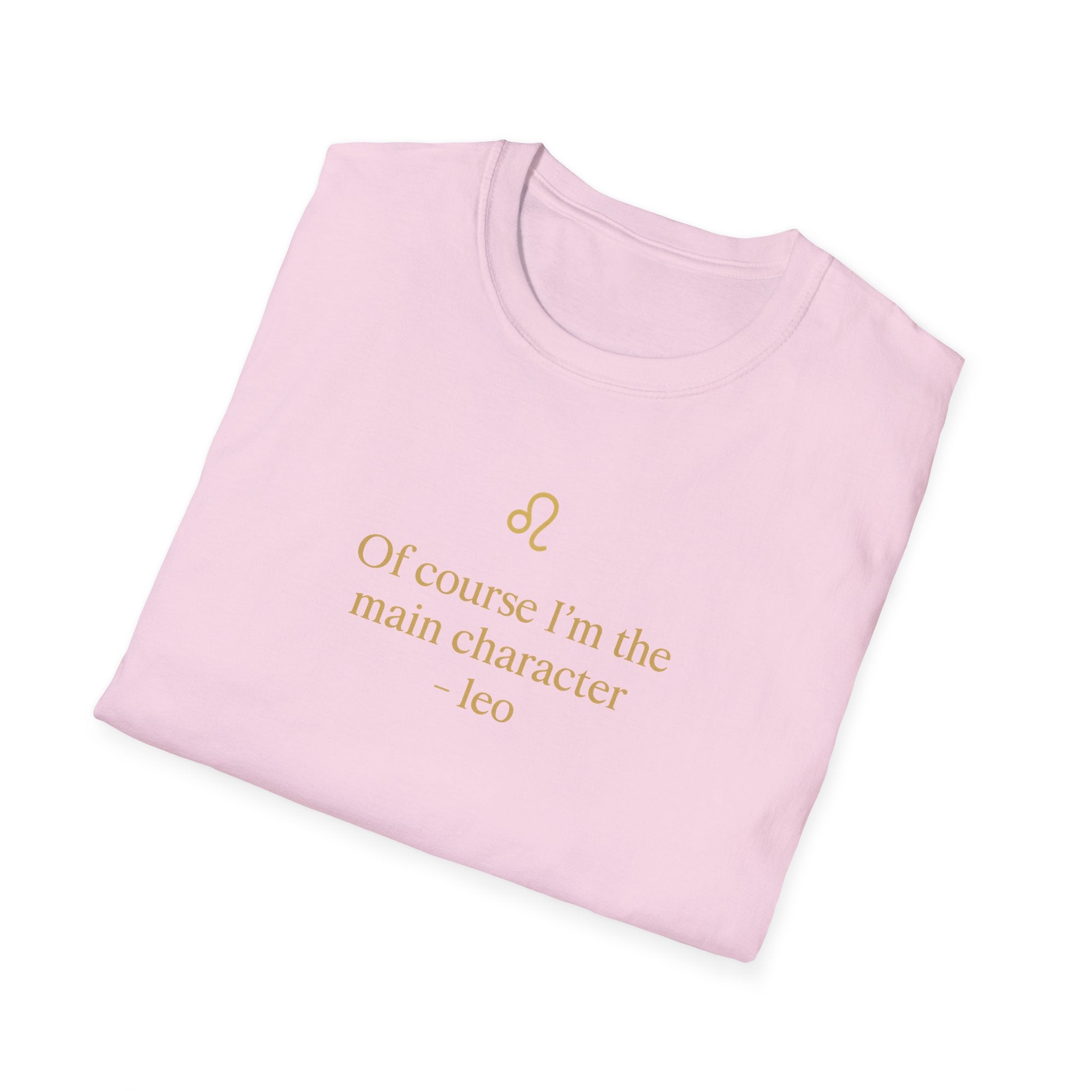 Leo T-shirt – Gold Astrology Quote Tee | Vié Chérie