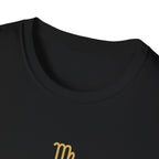 Virgo T-shirt – Gold Astrology Quote Tee | Vié Chérie