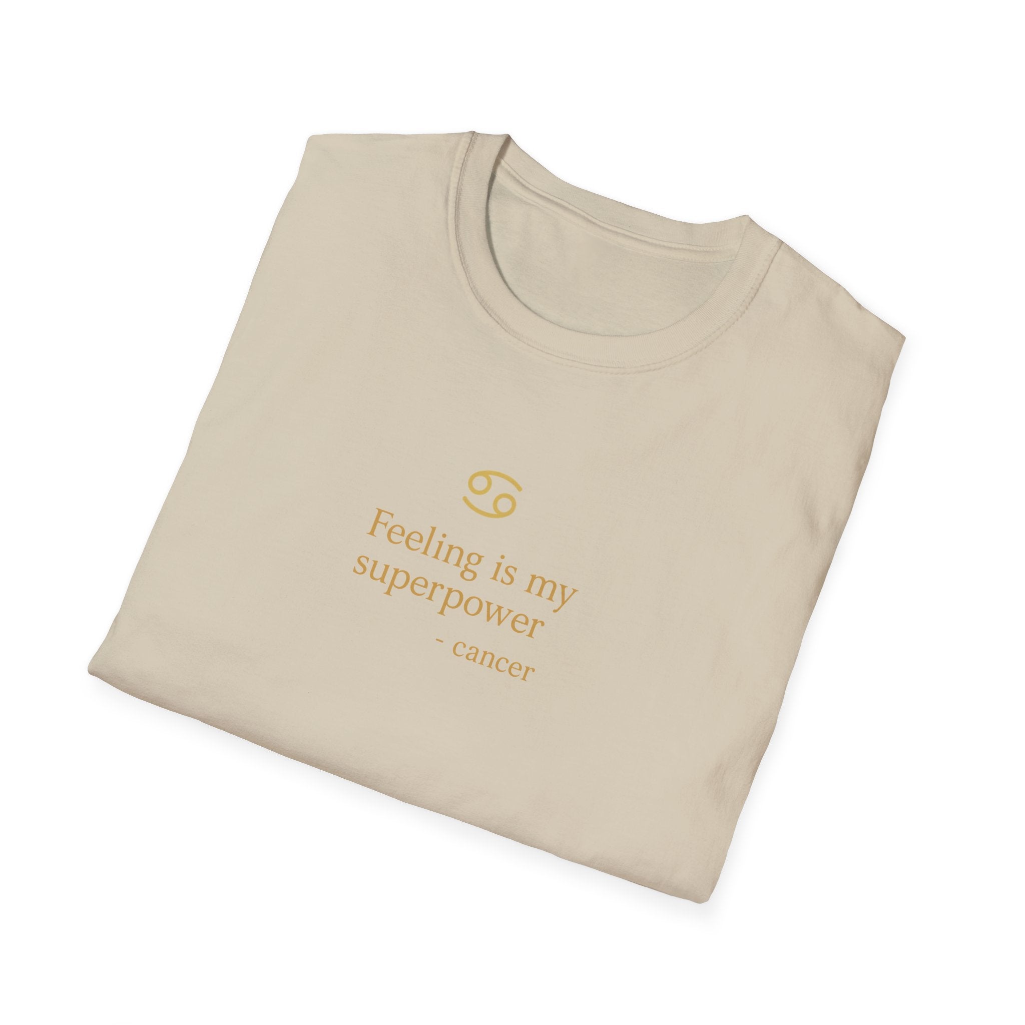 Cancer T-shirt – Gold Astrology Quote Tee | Vié Chérie