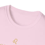 Leo T-shirt – Gold Astrology Quote Tee | Vié Chérie