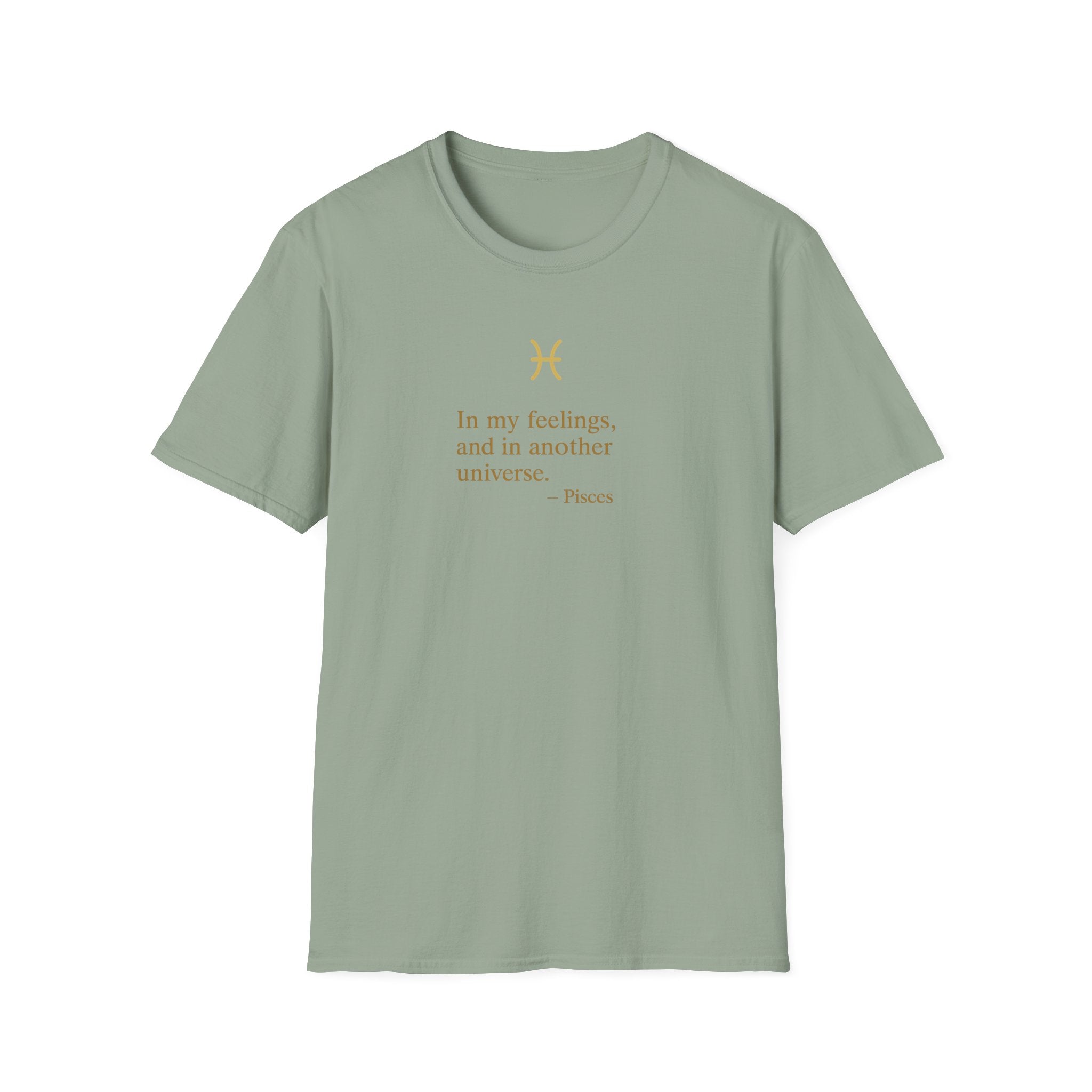 Pisces T-shirt – Gold Astrology Quote Tee | Vié Chérie