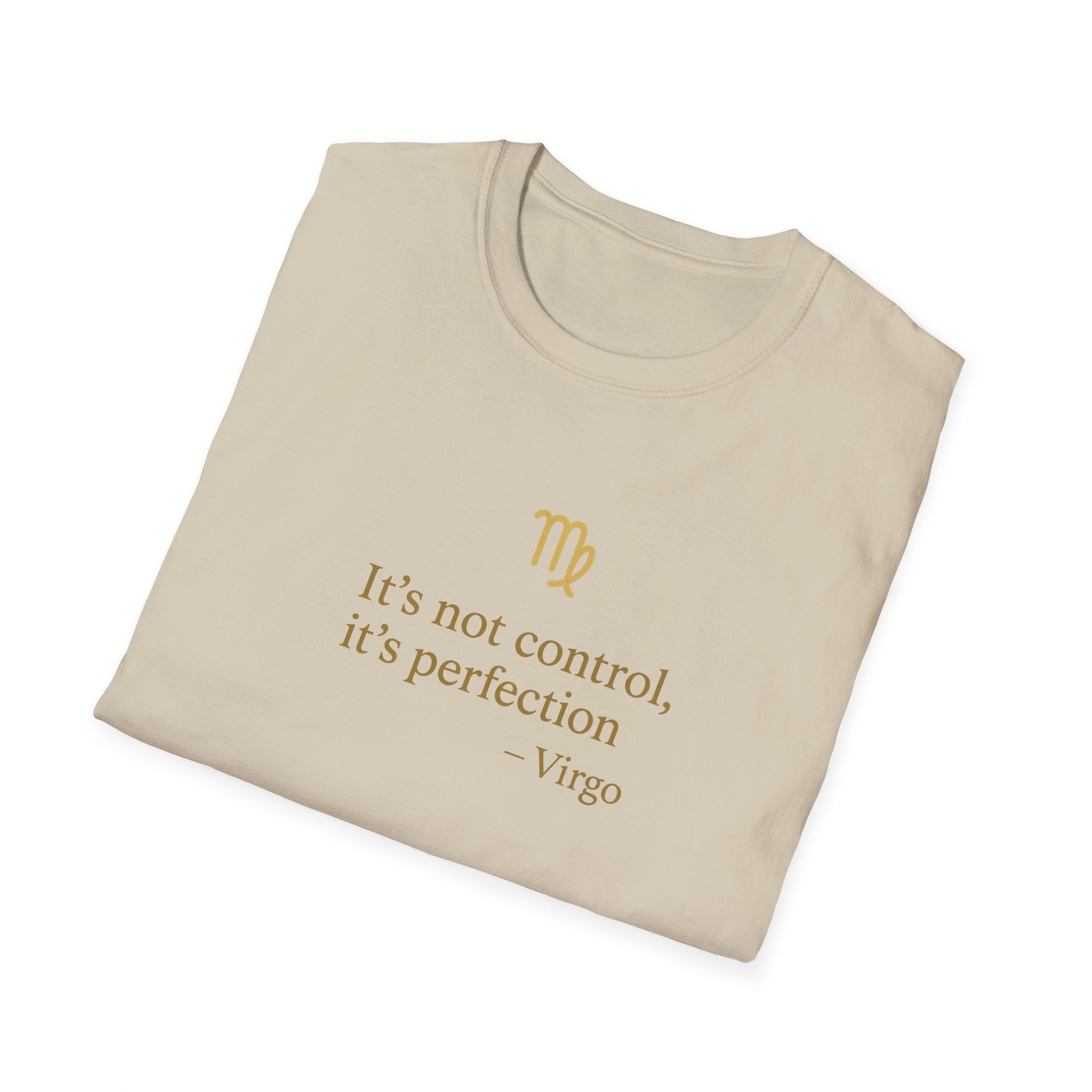 Virgo T-shirt – Gold Astrology Quote Tee | Vié Chérie