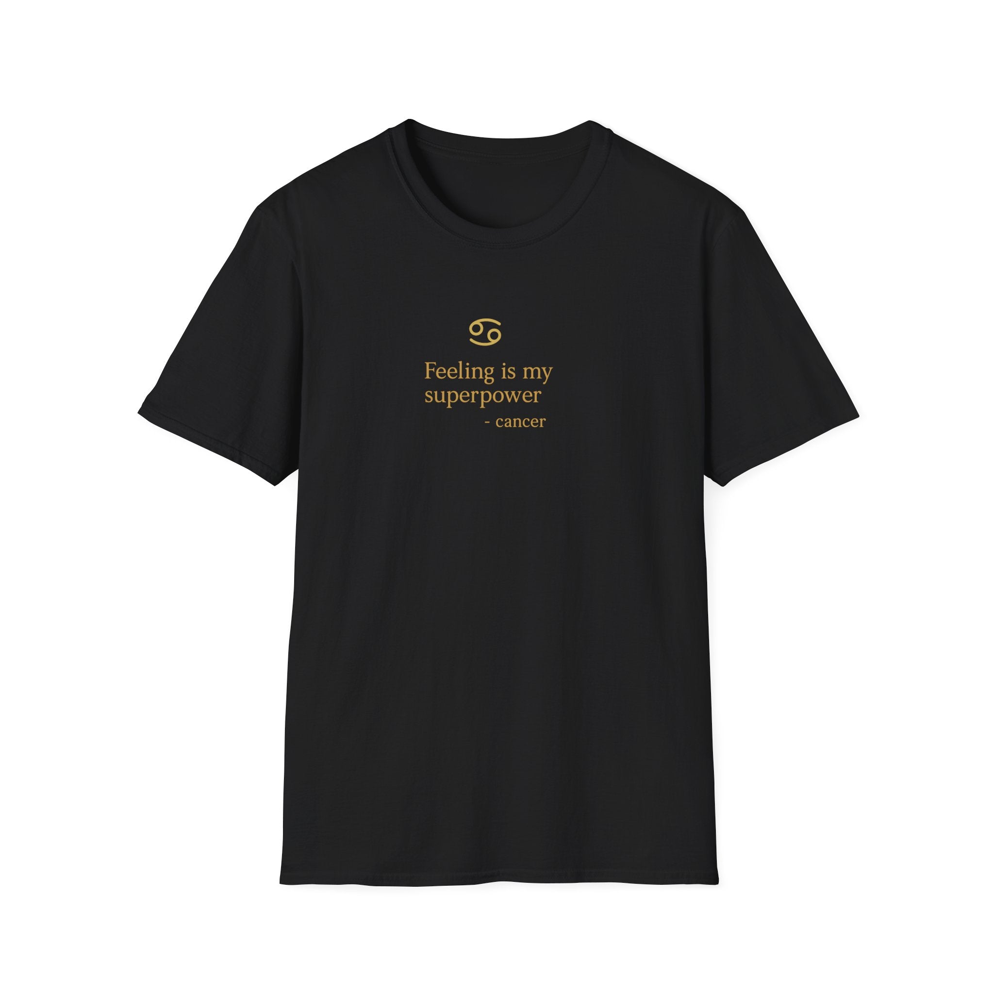 Cancer T-shirt – Gold Astrology Quote Tee | Vié Chérie