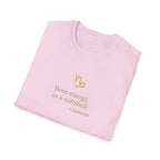 Capricorn T-shirt – Gold Astrology Quote Tee | Vié Chérie