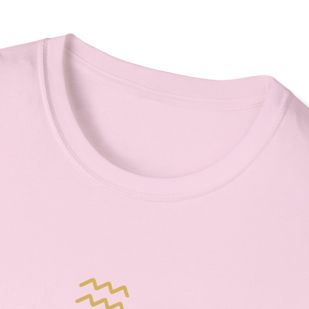 Aquarius T-shirt – Gold Astrology Quote Tee | Vié Chérie