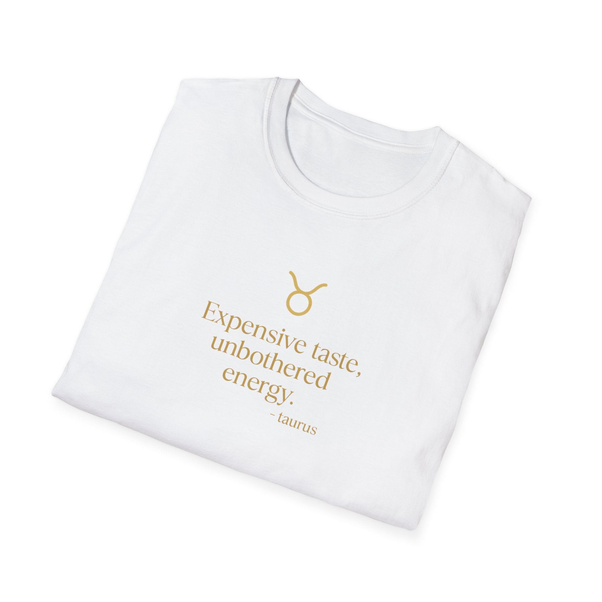 Taurus T-shirt – Gold Astrology Quote Tee | Vié Chérie