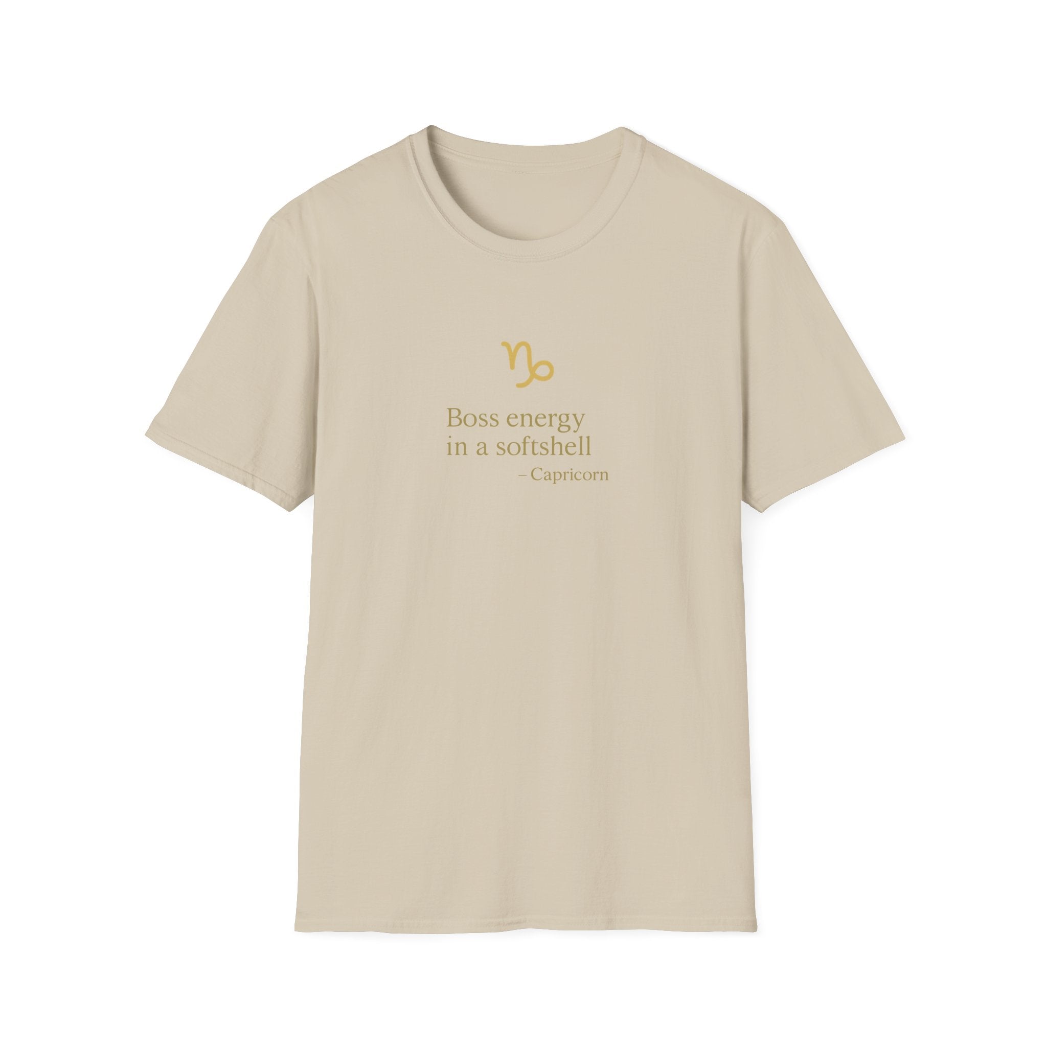 Copy of Copy of Capricorn T-shirt – Gold Astrology Quote Tee | Vié Chérie