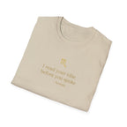 Scorpio T-shirt – Gold Astrology Quote Tee | Vié Chérie