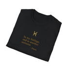 Pisces T-shirt – Gold Astrology Quote Tee | Vié Chérie