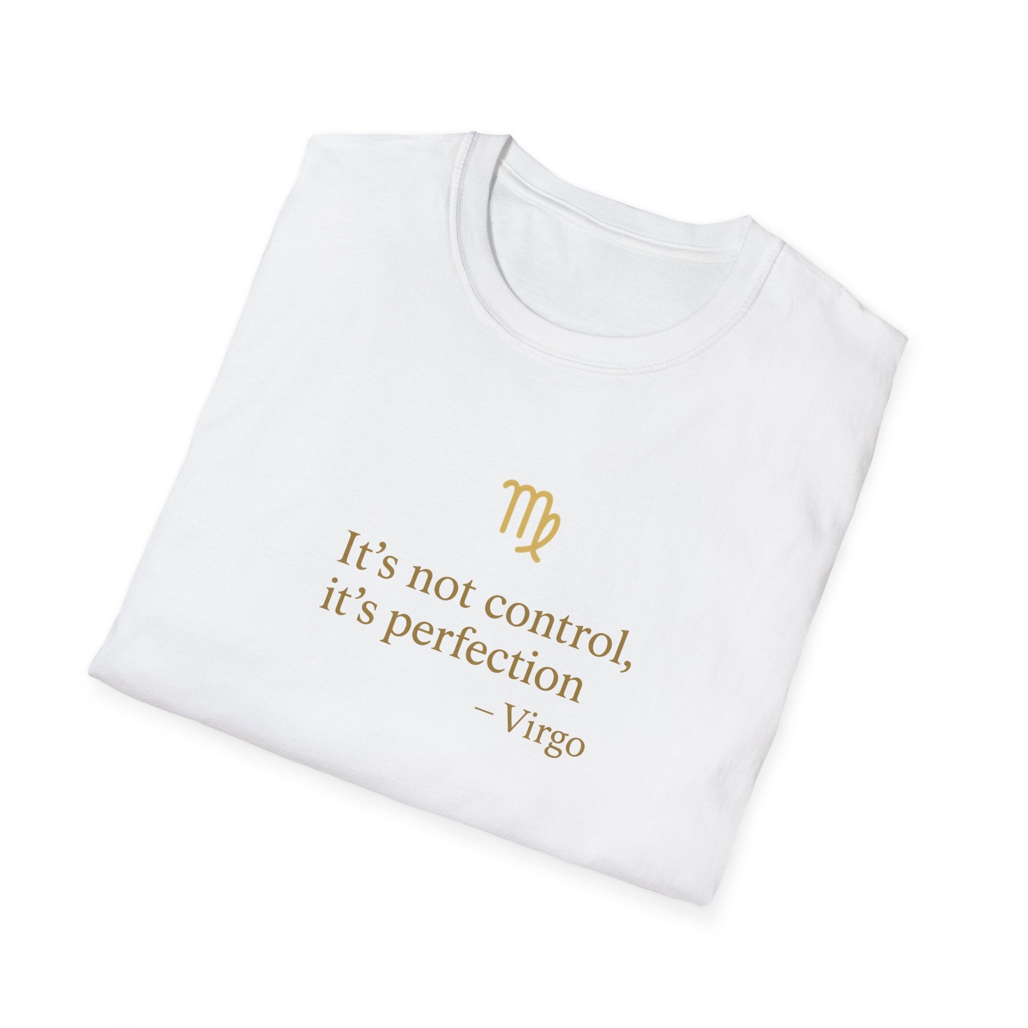 Virgo T-shirt – Gold Astrology Quote Tee | Vié Chérie