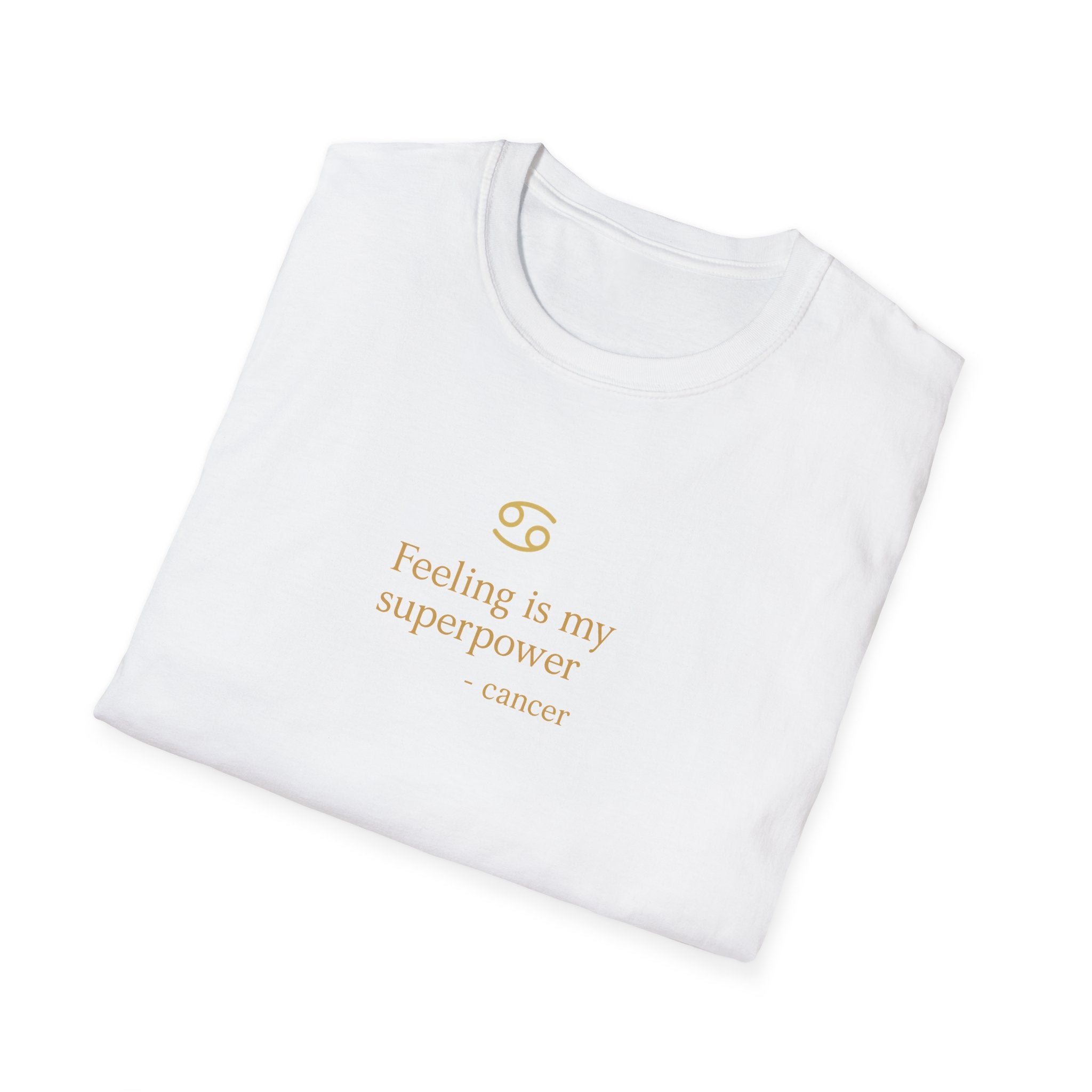 Cancer T-shirt – Gold Astrology Quote Tee | Vié Chérie