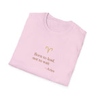 Aries T-shirt – Gold Astrology Quote Tee | Vié Chérie