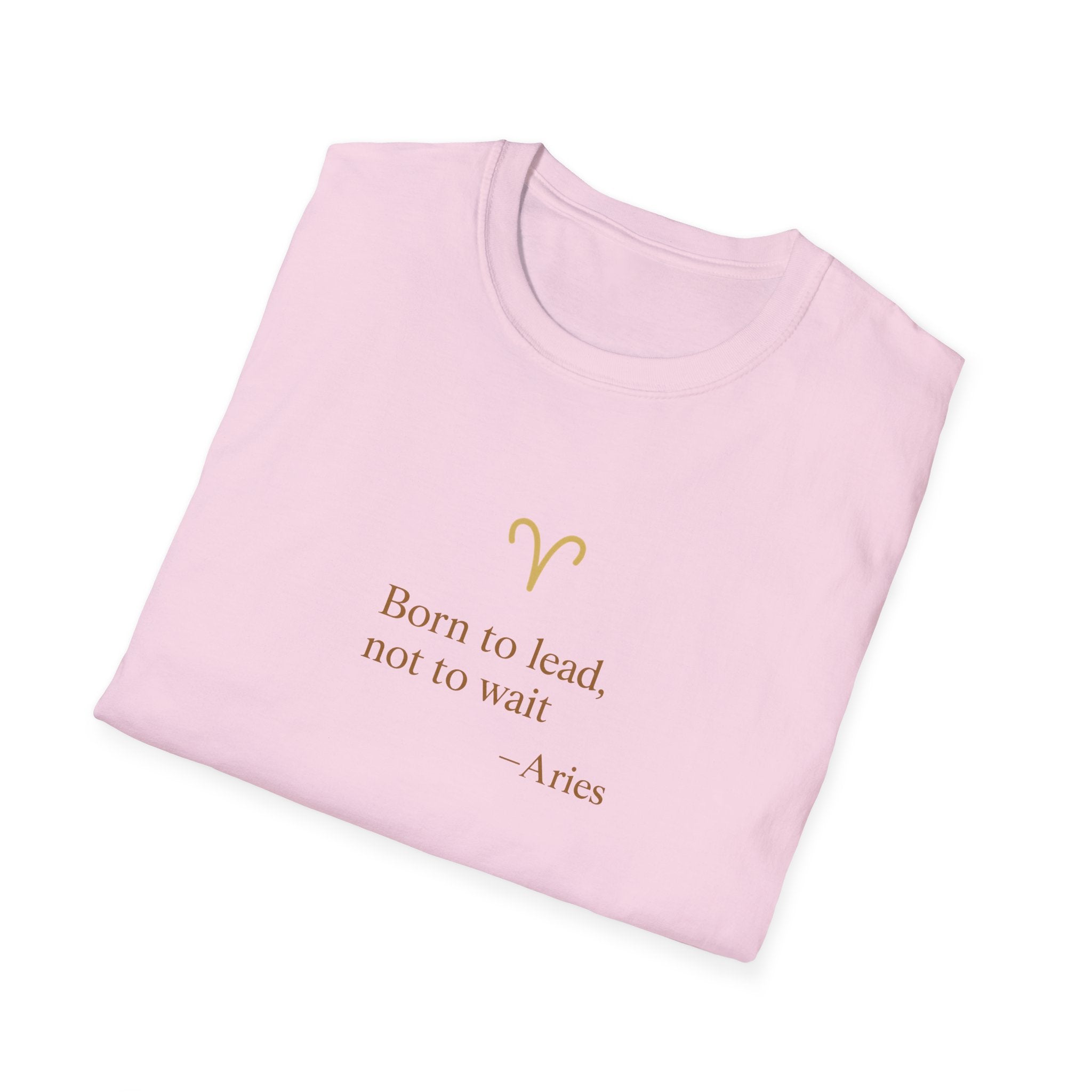 Aries T-shirt – Gold Astrology Quote Tee | Vié Chérie